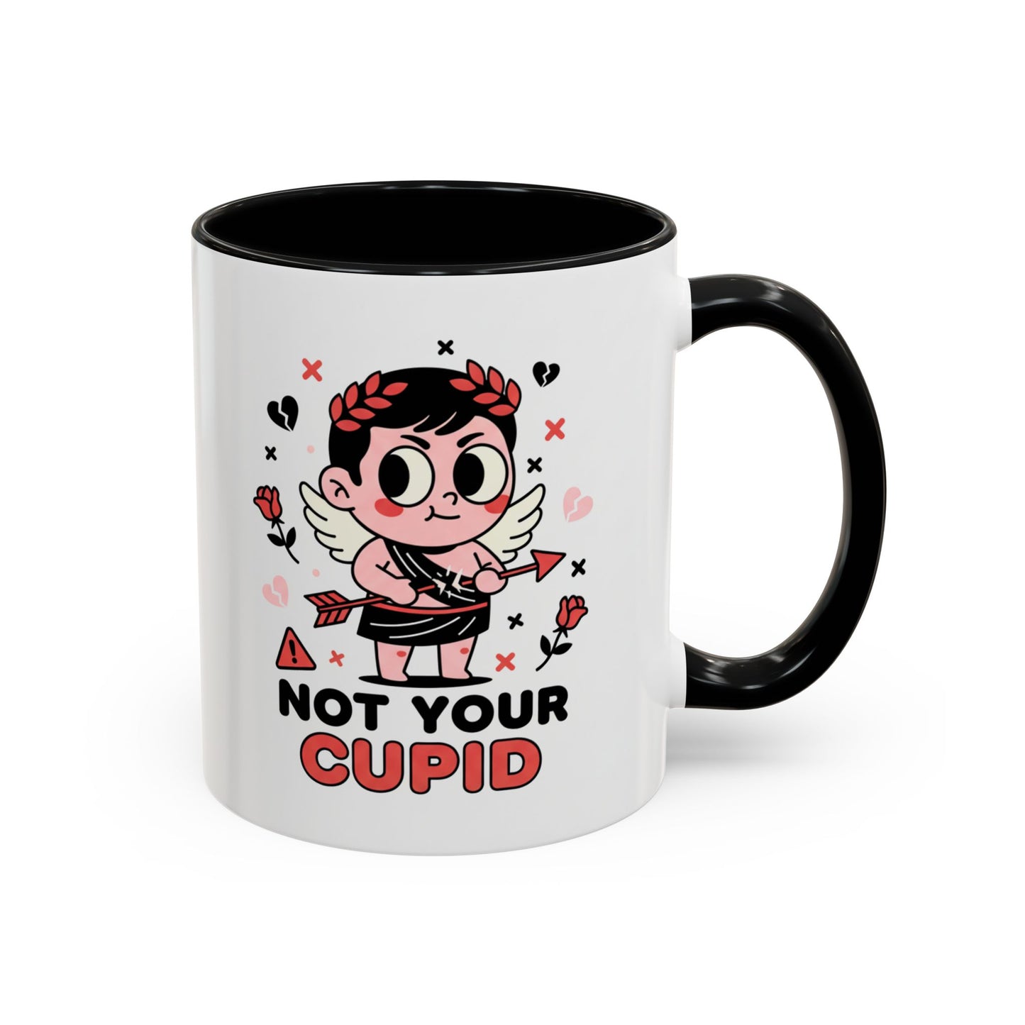 Cheeky Anti-Valentine Accent Coffee Mug — 11/15oz