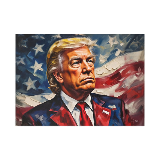 Patriotic Fine Art Postcards, Unique Collectible Cards, Trump Art Prints, American Political Decor, Gifts for Art Lovers