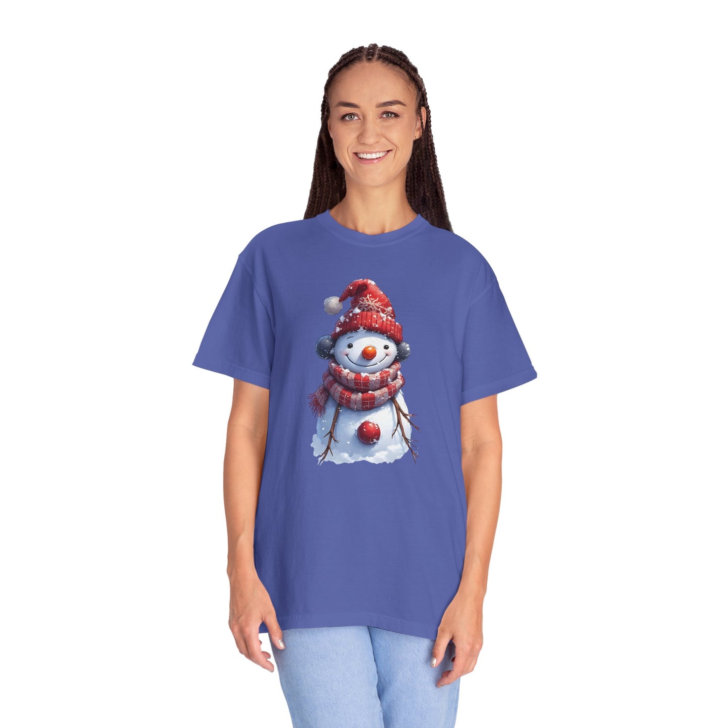 Snowman Holiday T-Shirt — Cute Winter Snowman Graphic Tee