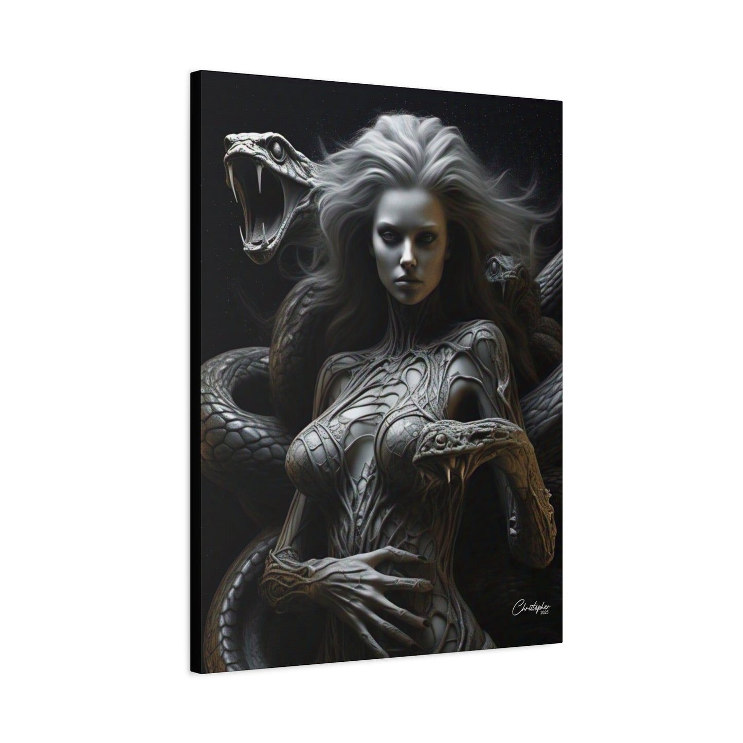 Serpent Goddess Matte Canvas Wall Art