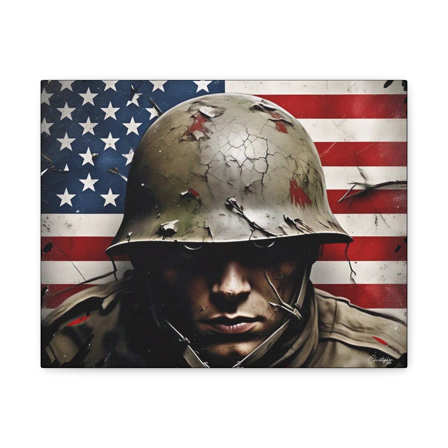 Military-Themed Canvas Art, Military Canvas Print, Wall Art for Veterans, Patriotic Home Decor, Gift for Army, Military Artwork, [...]