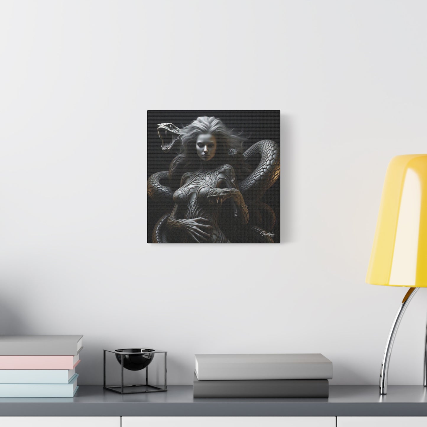 Serpent Goddess Matte Canvas Wall Art