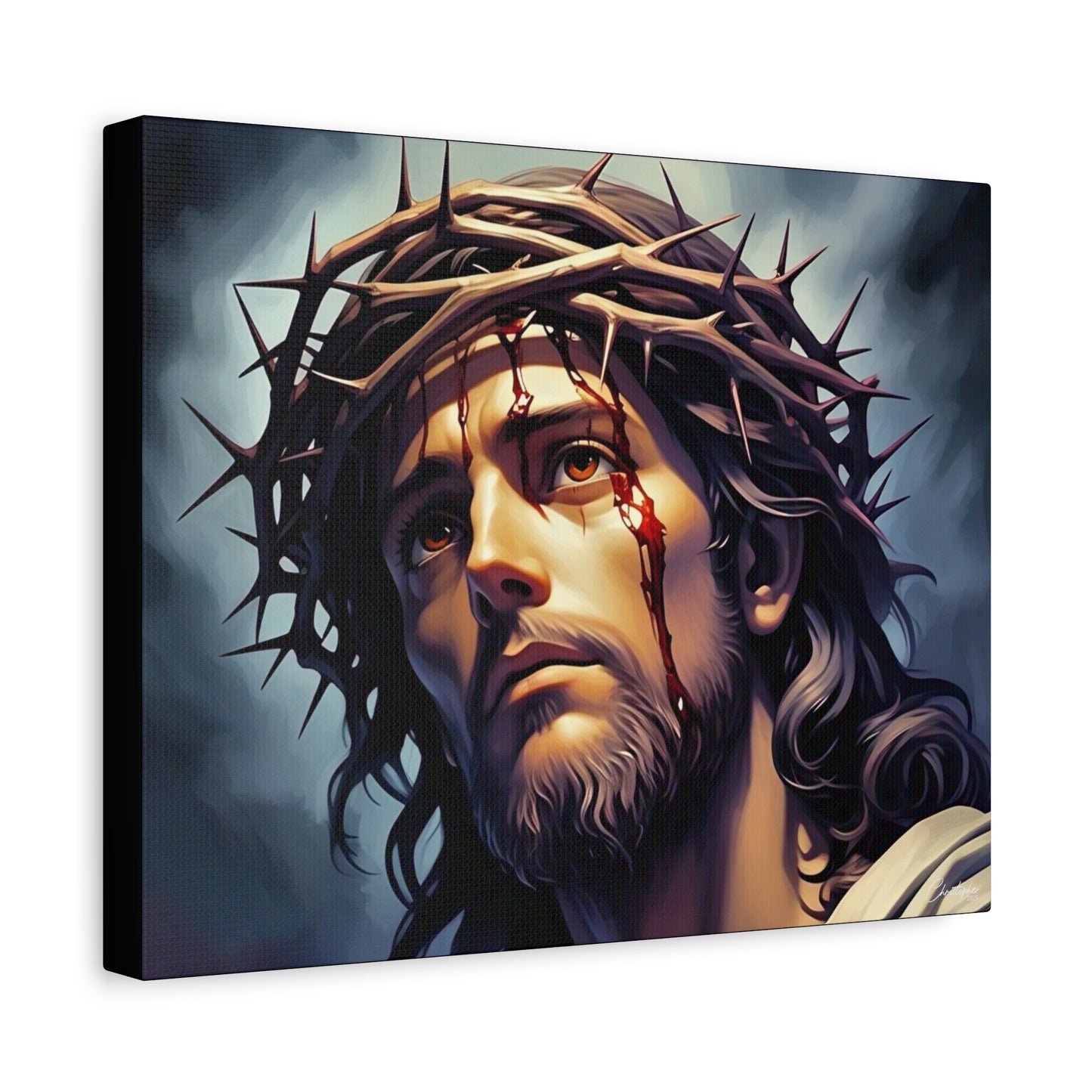 Religious Art Print Canvas, Inspirational Wall Decor, Christian Home Decor, Jesus Art, Gift for Faith-Based Celebrations