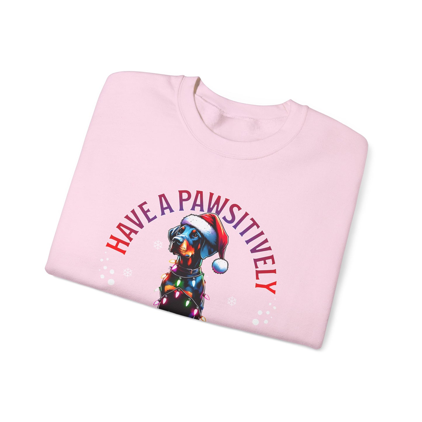 Christmas Dog Sweatshirt – "Have a Pawsitively Merry Christmas" Holiday Crewneck