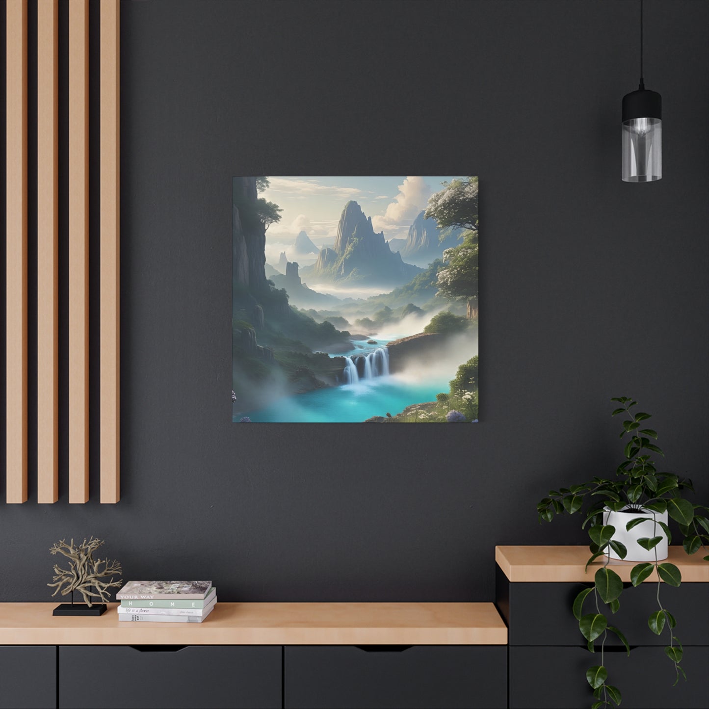 Scenic Landscape Canvas Print, Wall Art Decor, Home Decoration, Nature Wall Art, Gift for Nature Lovers, Tranquil Art for Living Room