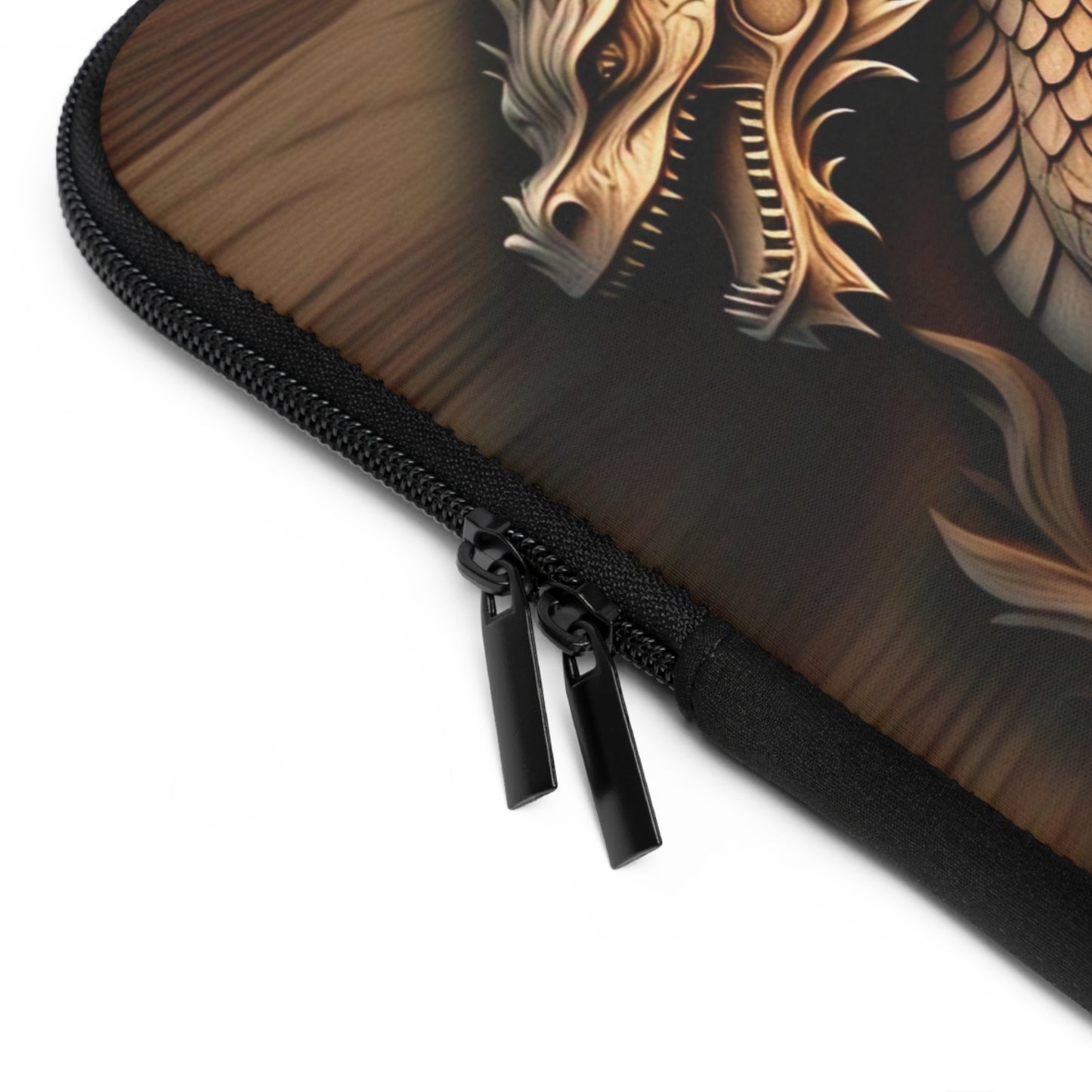 Dragon Carved Laptop Sleeve | Stylish Dragon Sleeve, Unique Gadget Case, Laptop Cover, Gift for Tech Lovers, Fantasy Art