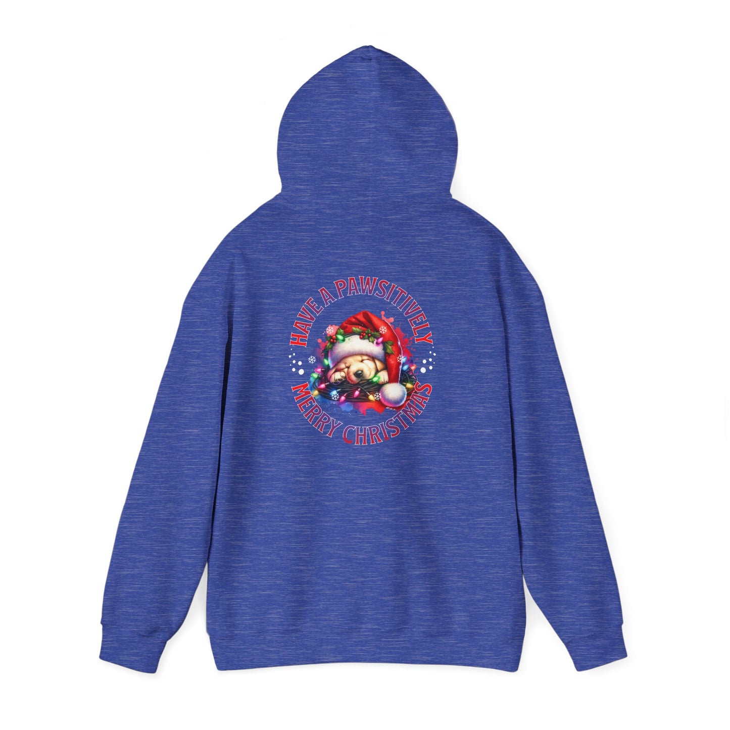Christmas Pack Puppy Hoodie — Festive Santa Puppies 'Have A Pawsitively Merry Christmas' Holiday Sweatshirt
