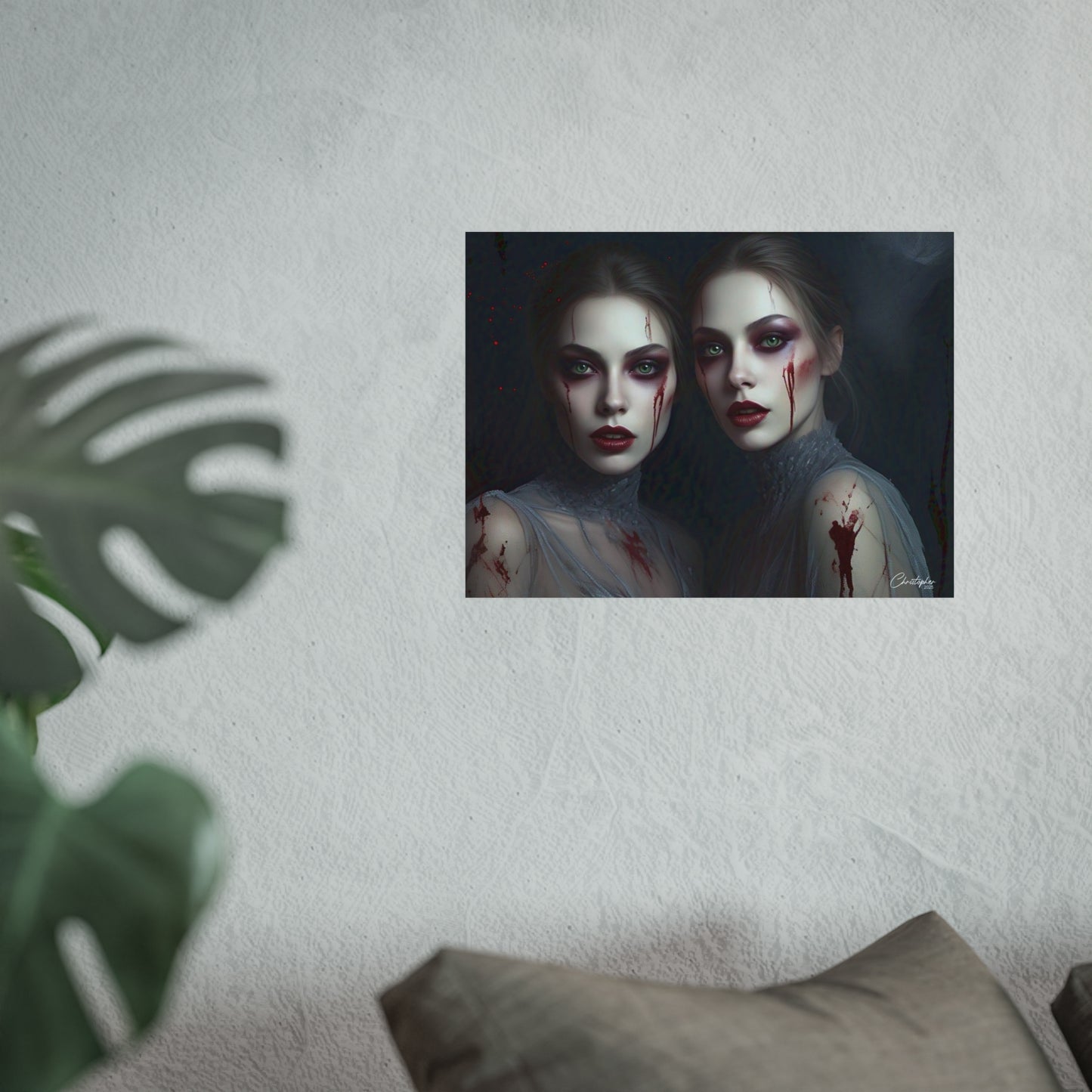 Eerie Fine Art Poster, Dark Fantasy Wall Art, Gothic Decor, Spooky Home Aesthetic, Halloween Wall Art