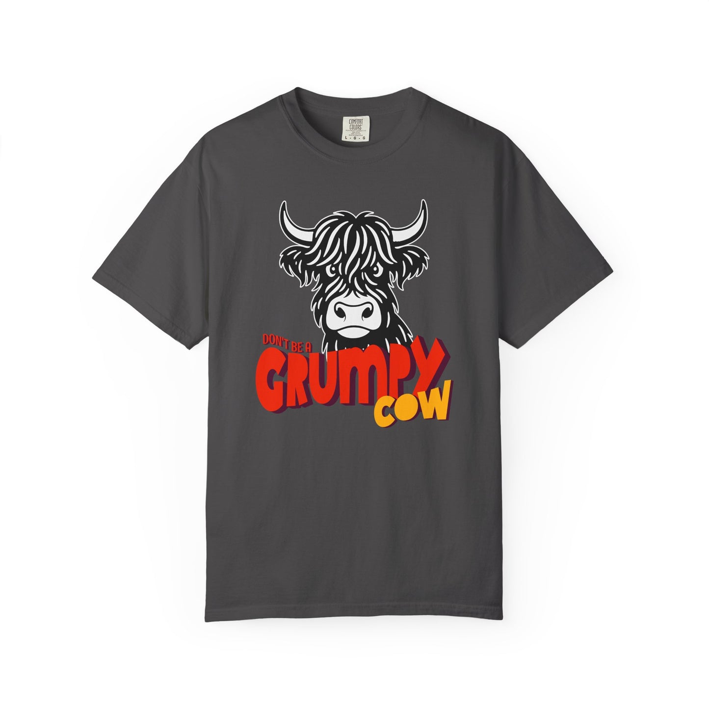 Grumpy Cow T-Shirt — Funny Highland Cow Graphic Tee