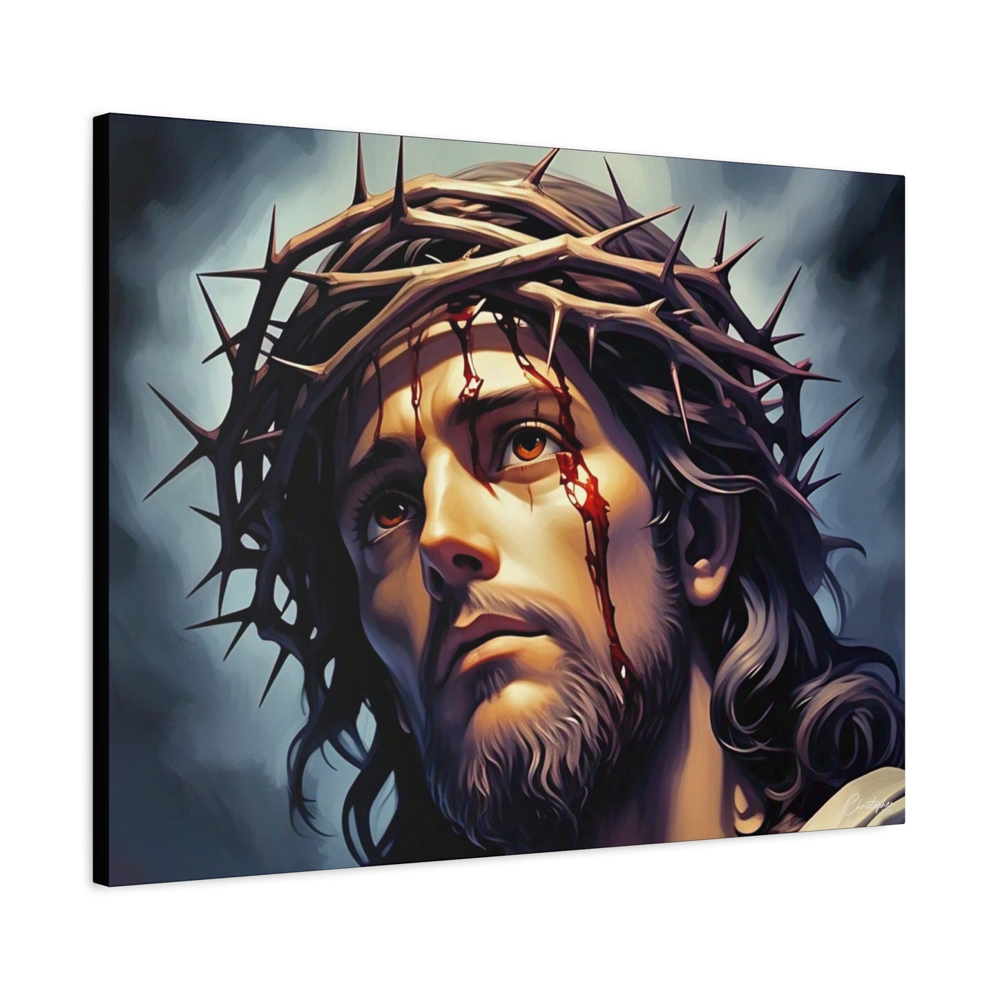 Religious Art Print Canvas, Inspirational Wall Decor, Christian Home Decor, Jesus Art, Gift for Faith-Based Celebrations