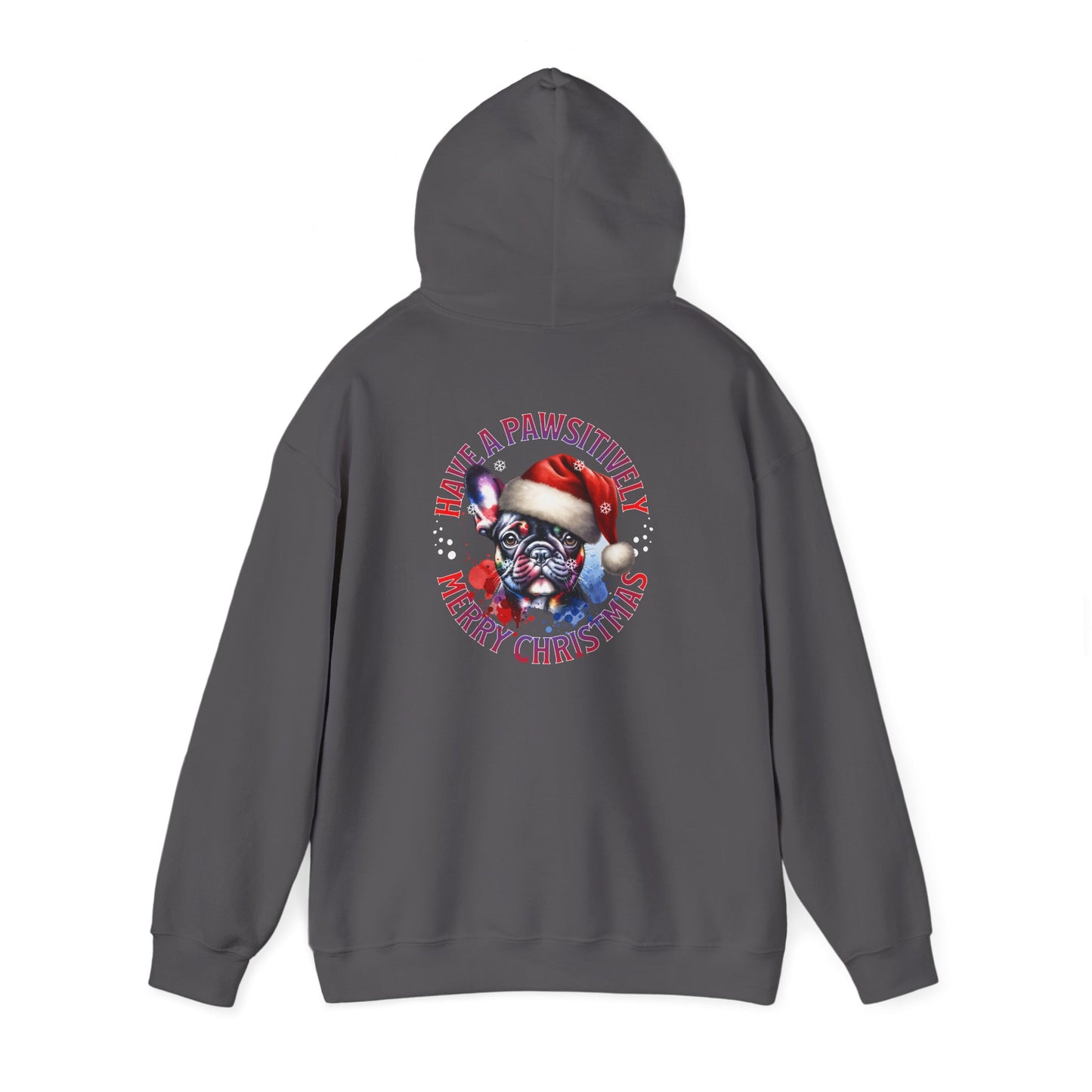 Christmas Pack Boston Terrier Hoodie — 'Have A Pawsitively Merry Christmas' Festive Dog Sweatshirt