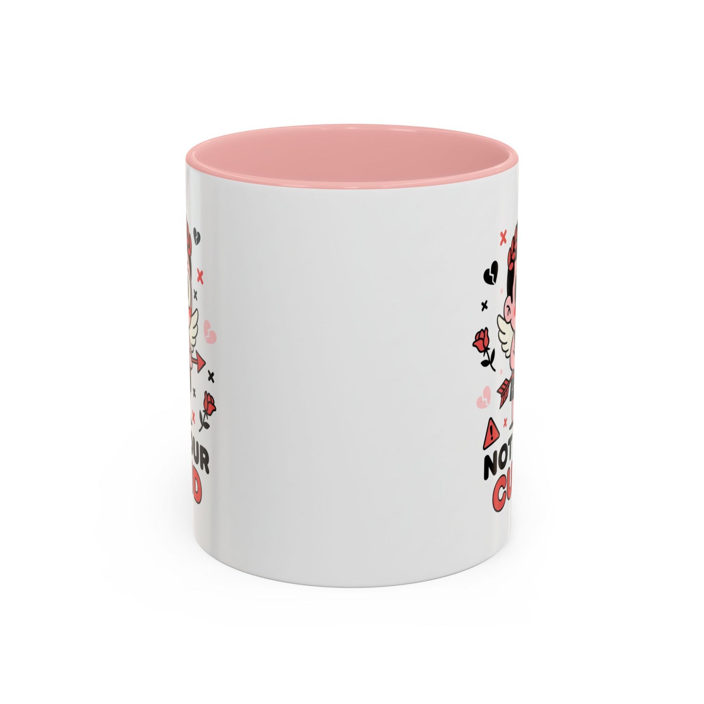 Cheeky Anti-Valentine Accent Coffee Mug — 11/15oz