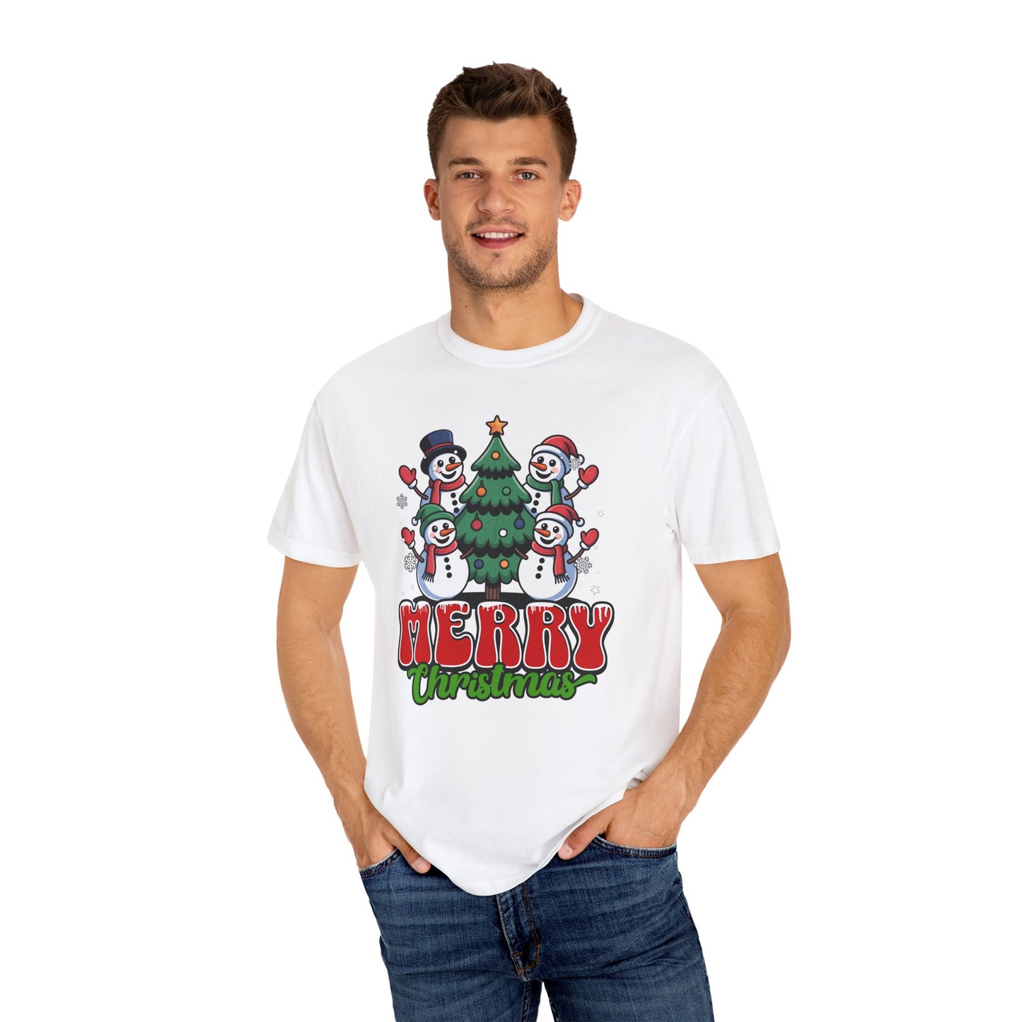 Merry Christmas Snowman T-shirt