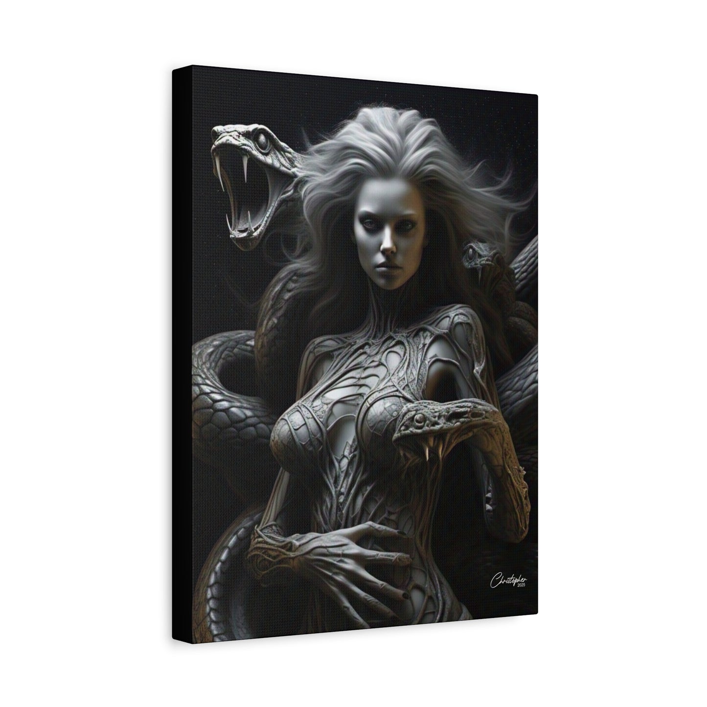 Serpent Goddess Matte Canvas Wall Art