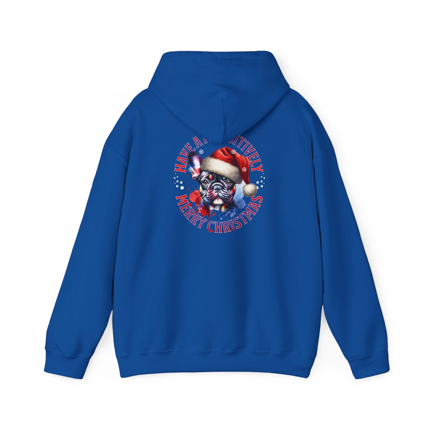 Christmas Pack Boston Terrier Hoodie — 'Have A Pawsitively Merry Christmas' Festive Dog Sweatshirt