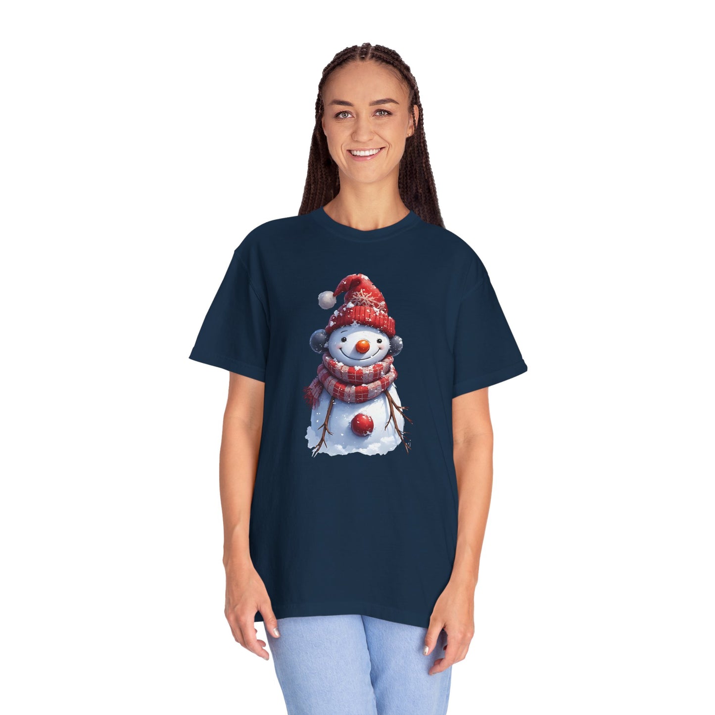 Snowman Holiday T-Shirt — Cute Winter Snowman Graphic Tee