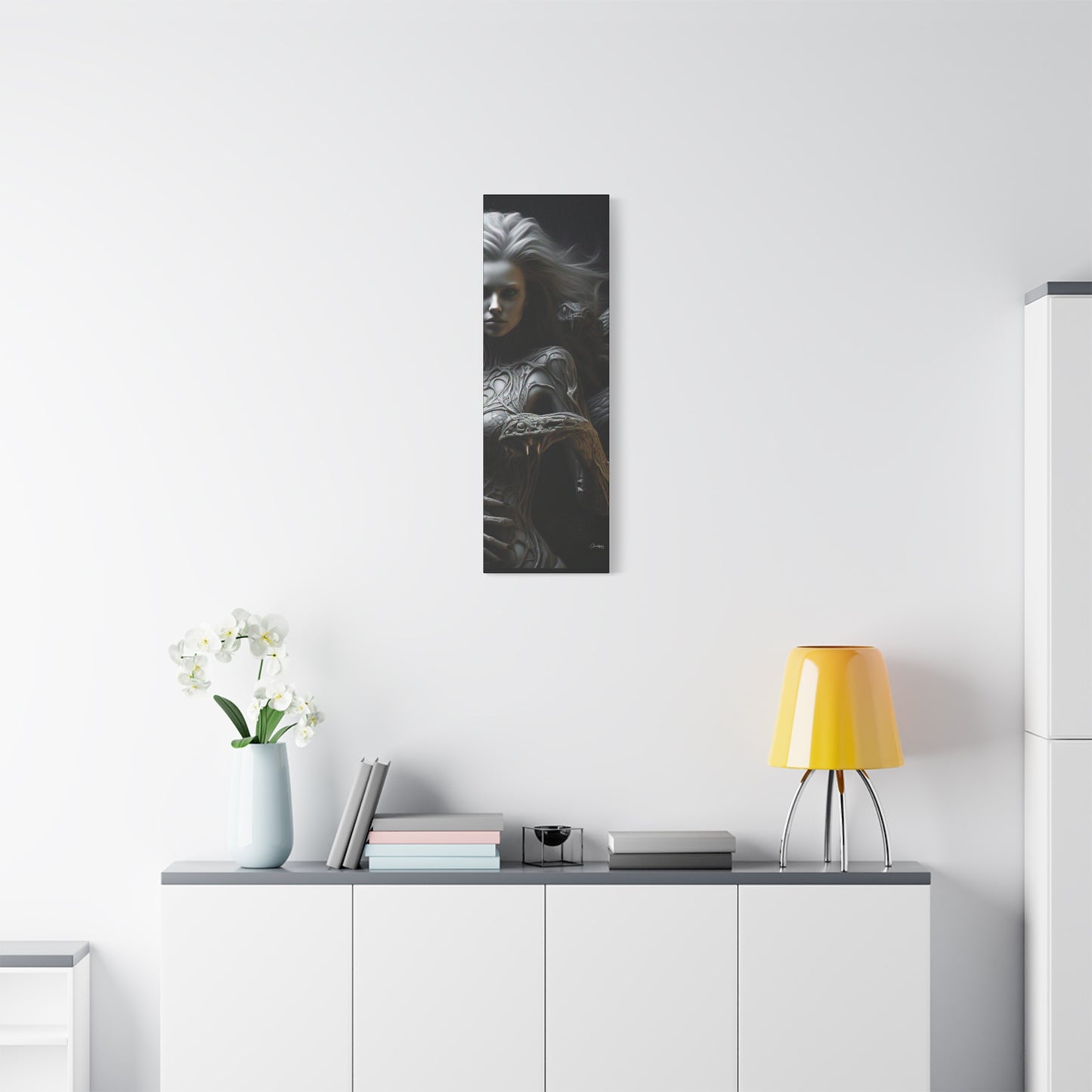 Serpent Goddess Matte Canvas Wall Art