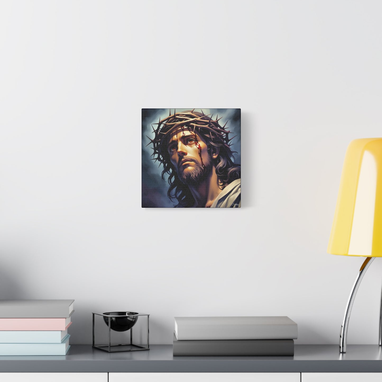 Religious Art Print Canvas, Inspirational Wall Decor, Christian Home Decor, Jesus Art, Gift for Faith-Based Celebrations