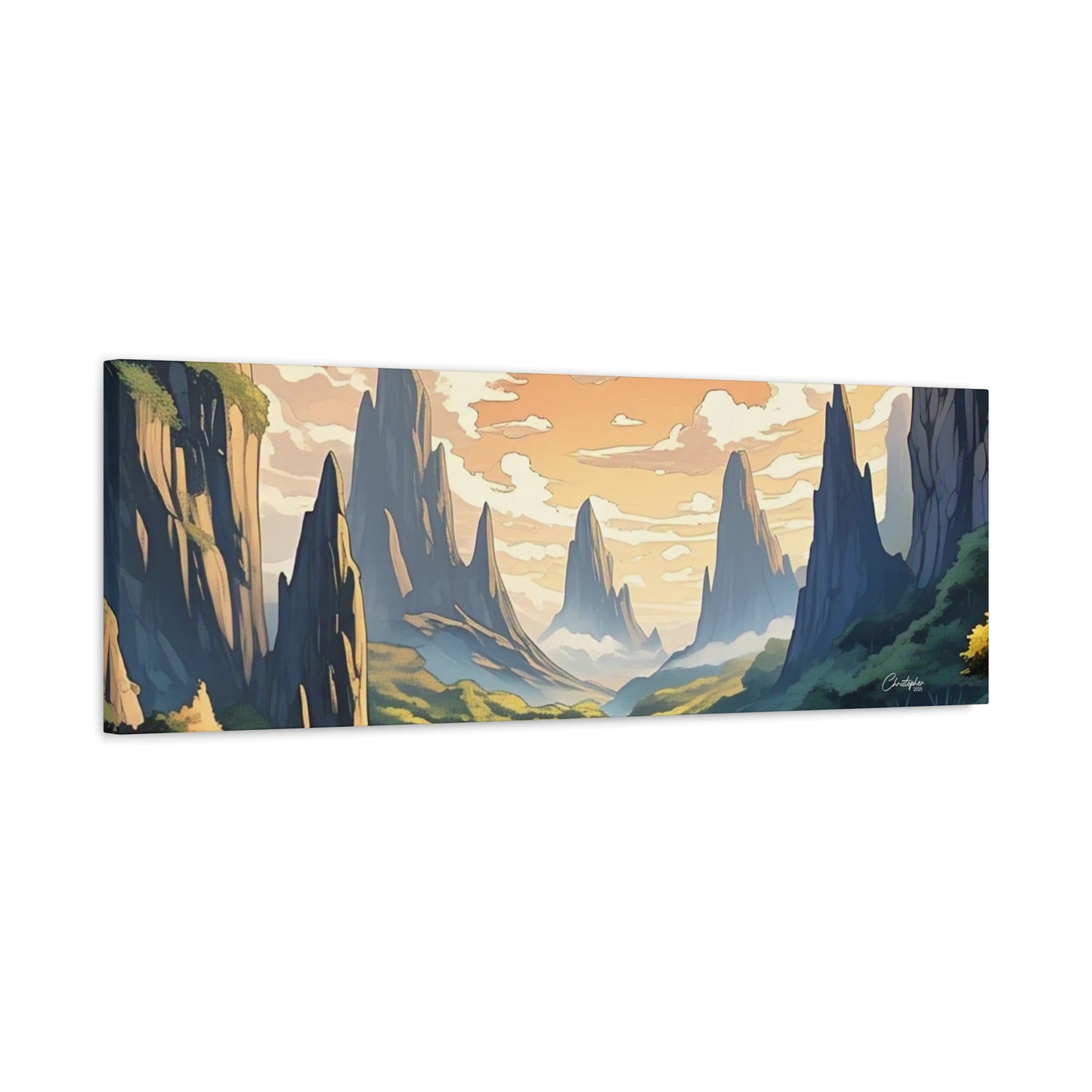 Serene Landscape Canvas Wall Art, Nature Home Decor, Tranquil Living Room Accent, Gift for Nature Lovers, Gallery Wall Piece