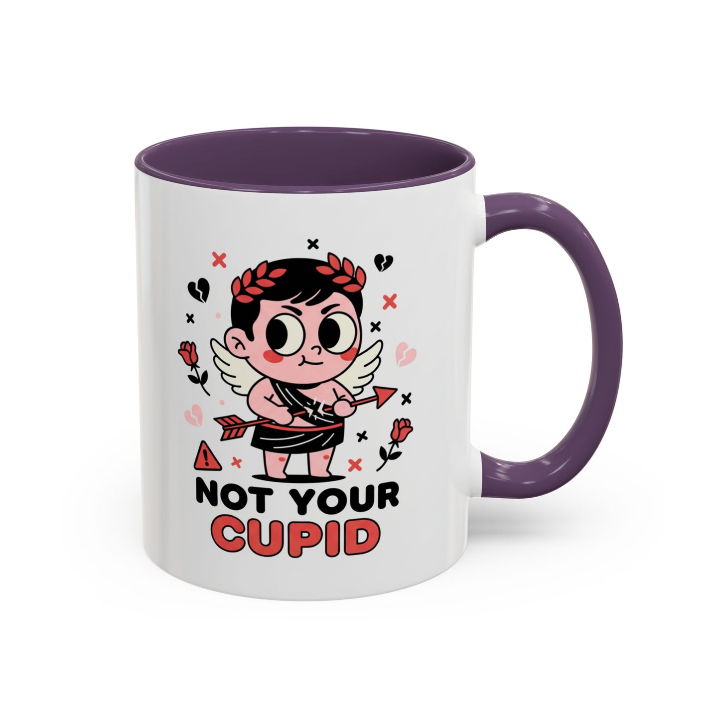 Cheeky Anti-Valentine Accent Coffee Mug — 11/15oz