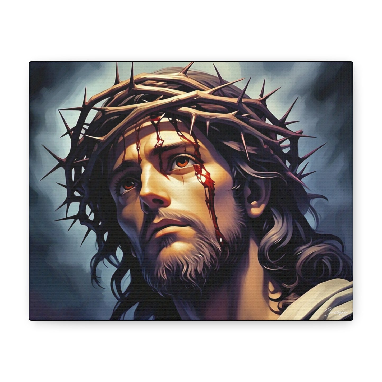 Religious Art Print Canvas, Inspirational Wall Decor, Christian Home Decor, Jesus Art, Gift for Faith-Based Celebrations