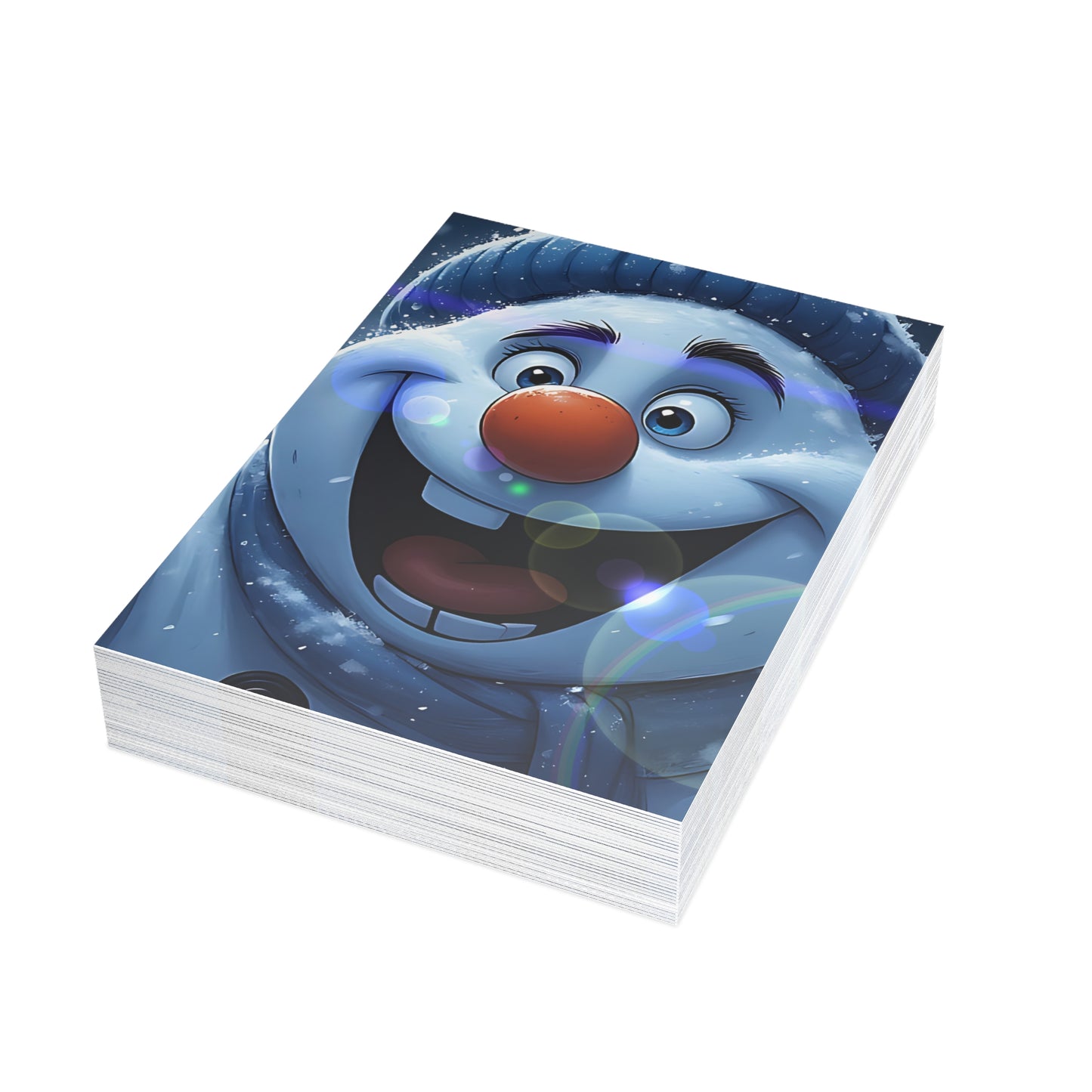 Happy Snowman (Christmas Selfies) Postcard Bundles (envelopes included)