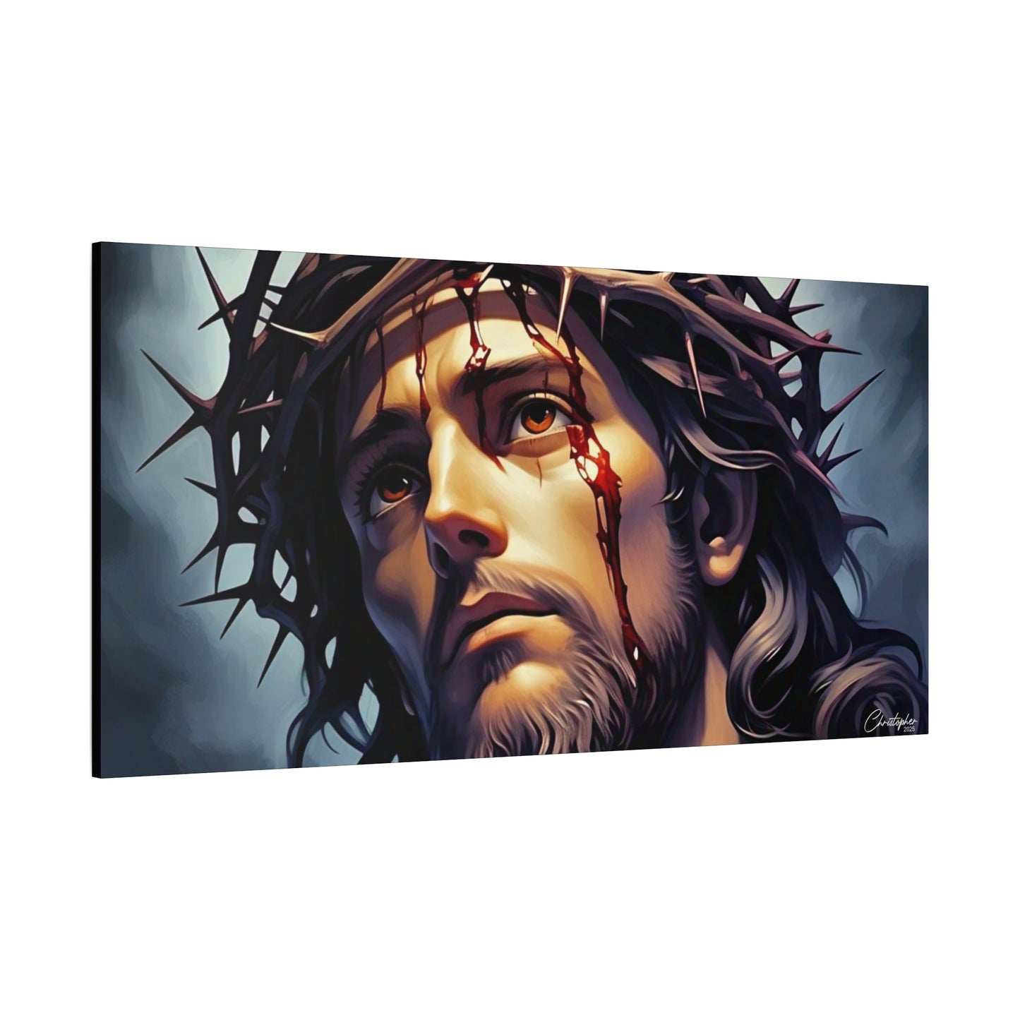 Religious Art Print Canvas, Inspirational Wall Decor, Christian Home Decor, Jesus Art, Gift for Faith-Based Celebrations