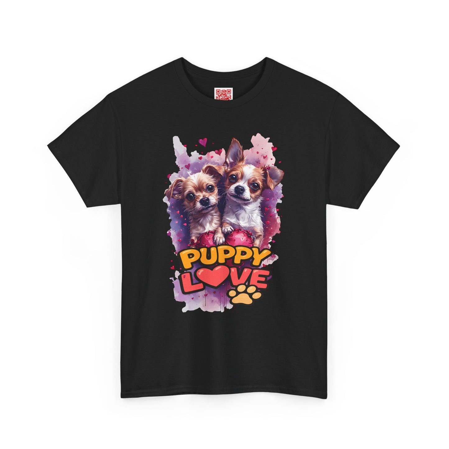 Puppy Love T‑Shirt – Cute Paw Print Dog Tee for Dog Lovers