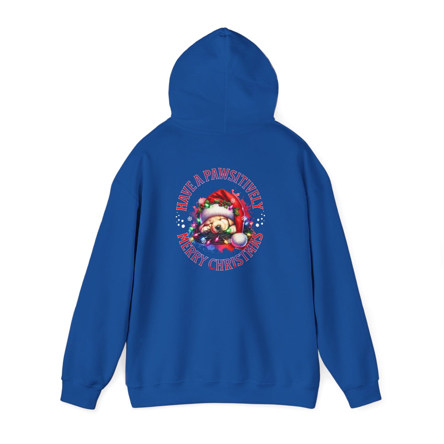 Christmas Pack Puppy Hoodie — Festive Santa Puppies 'Have A Pawsitively Merry Christmas' Holiday Sweatshirt