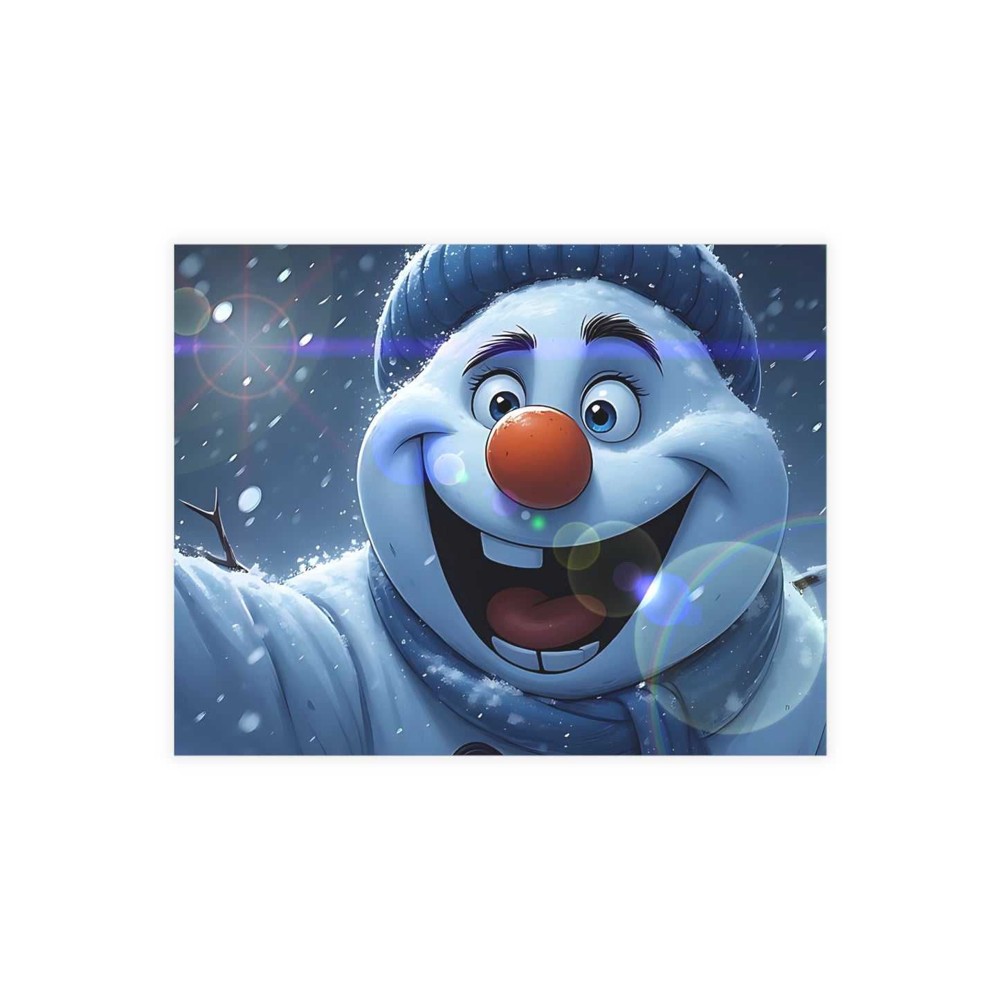 Happy Snowman (Christmas Selfies) Postcard Bundles (envelopes included)