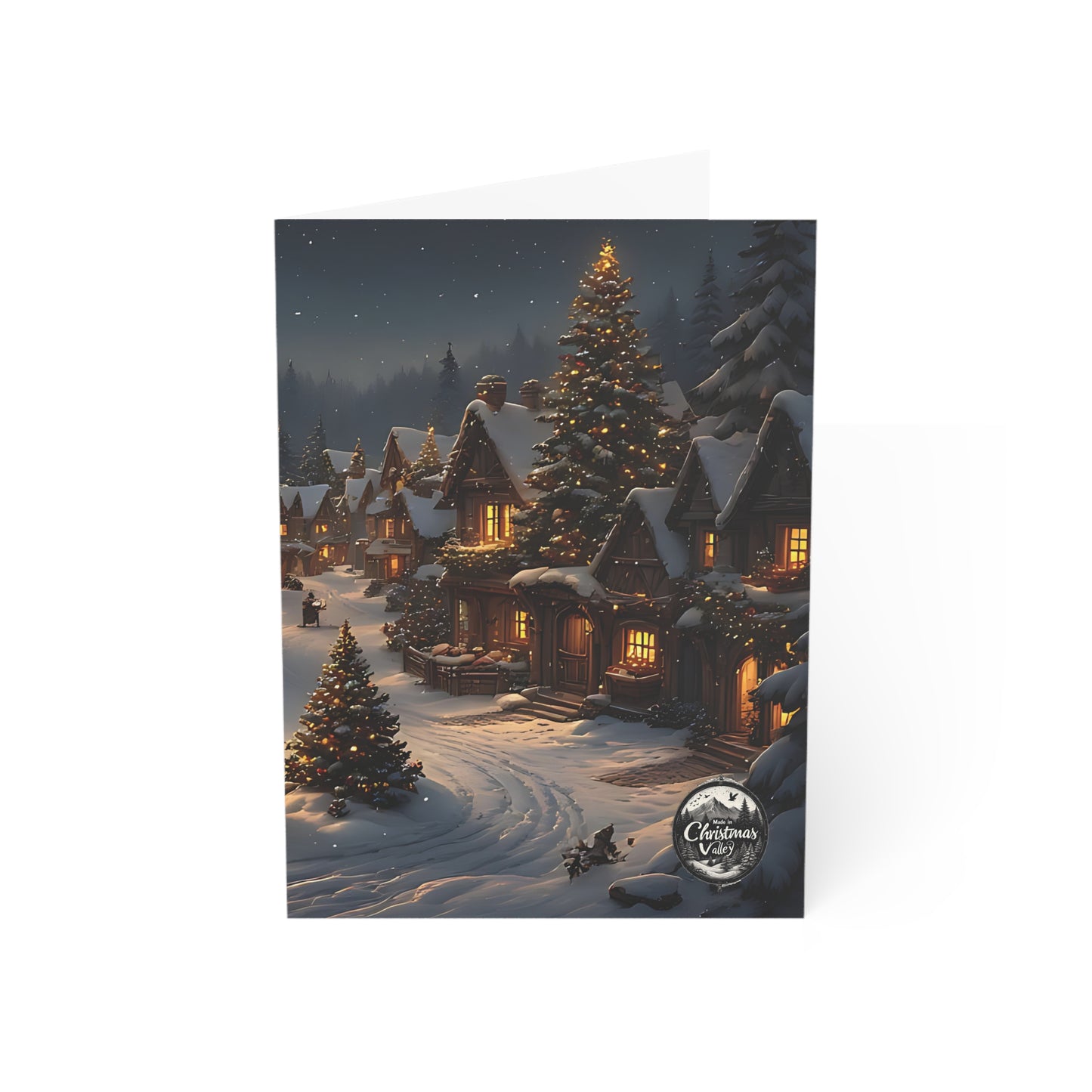 Cozy Christmas Greeting Cards, Holiday Cards, Winter Stationery, Cute Card Set, Seasonal Greetings, Christmas Decor