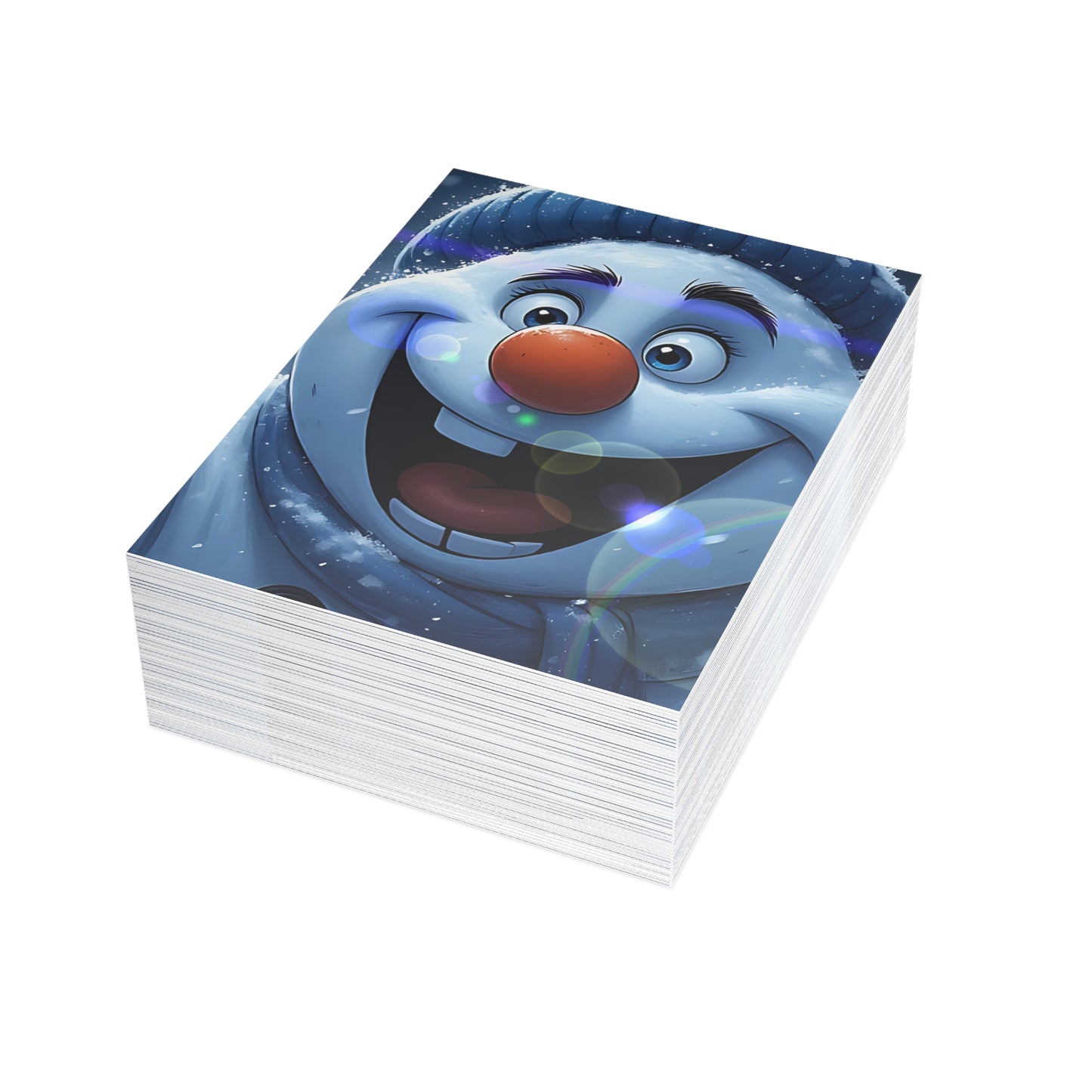 Happy Snowman (Christmas Selfies) Postcard Bundles (envelopes included)