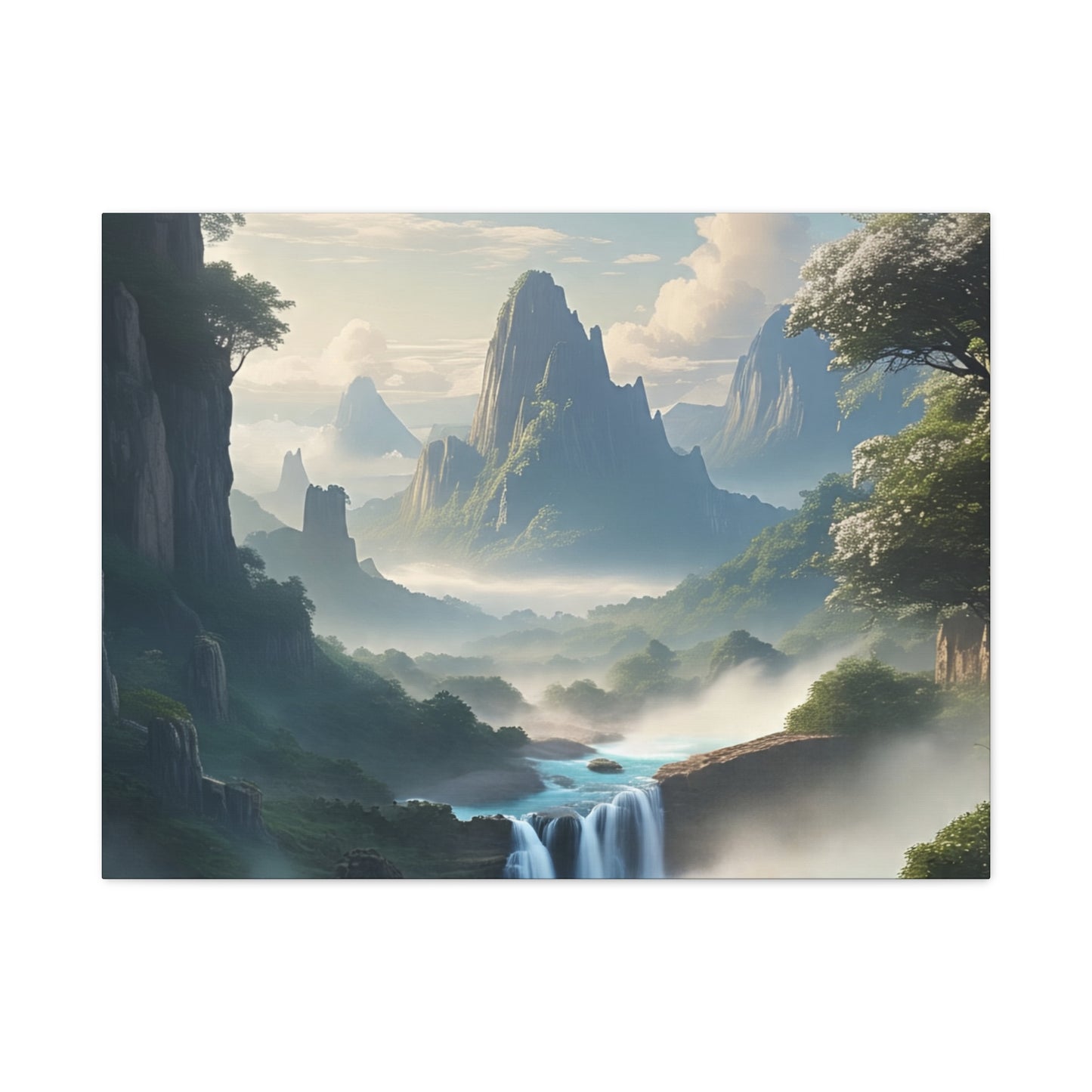 Scenic Landscape Canvas Print, Wall Art Decor, Home Decoration, Nature Wall Art, Gift for Nature Lovers, Tranquil Art for Living Room