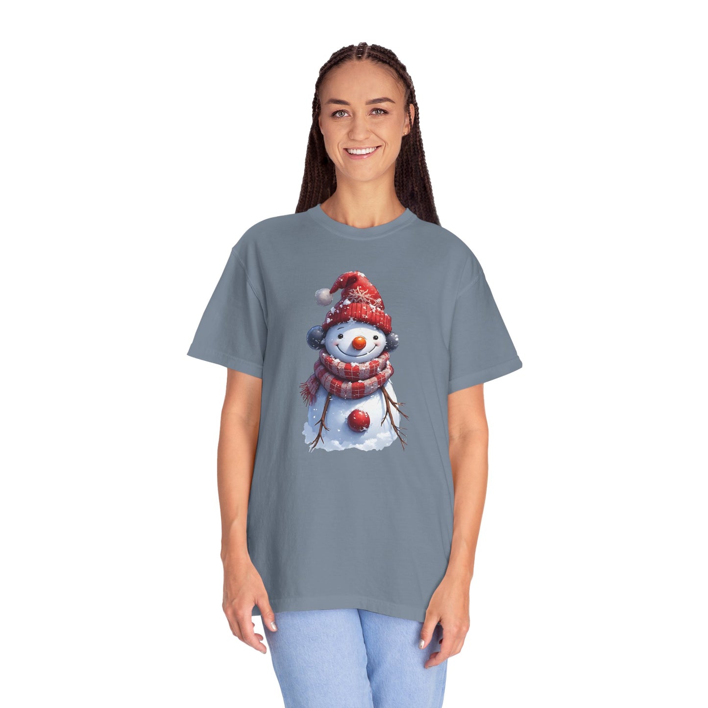 Snowman Holiday T-Shirt — Cute Winter Snowman Graphic Tee