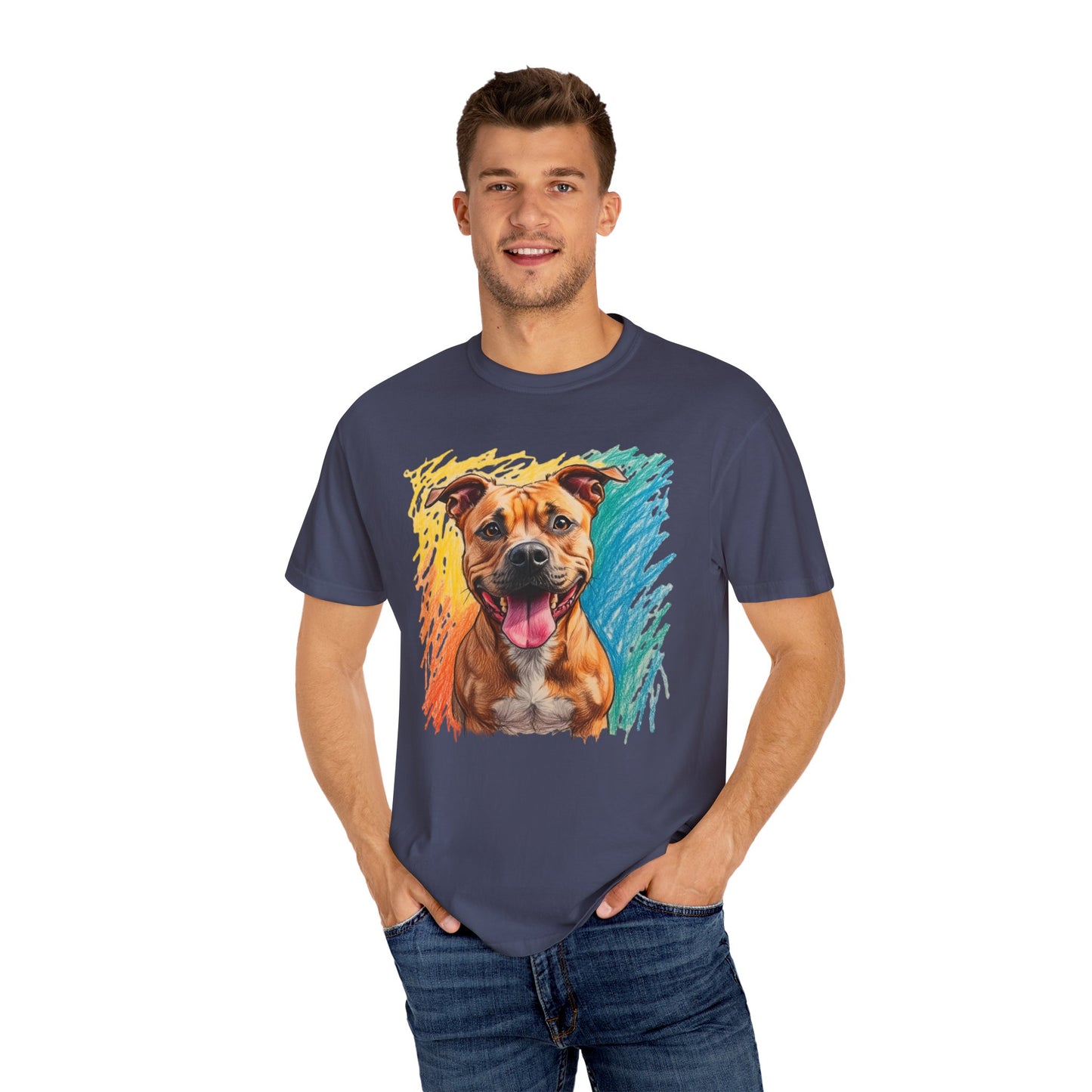 Vibrant Dog Lover T-Shirt, Pet Shirt, Animal T-Shirt, Gift for Dog Owners, Cute Dog Apparel, Unisex Pet Tee