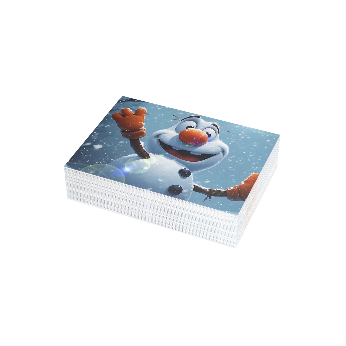 Dancing Snowman (Christmas Selfies) Postcard Bundles (envelopes included)