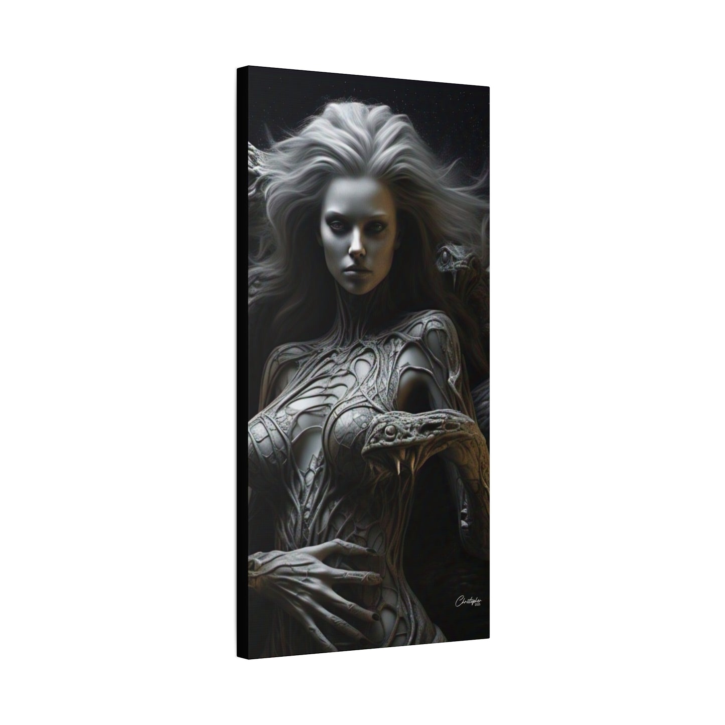 Serpent Goddess Matte Canvas Wall Art