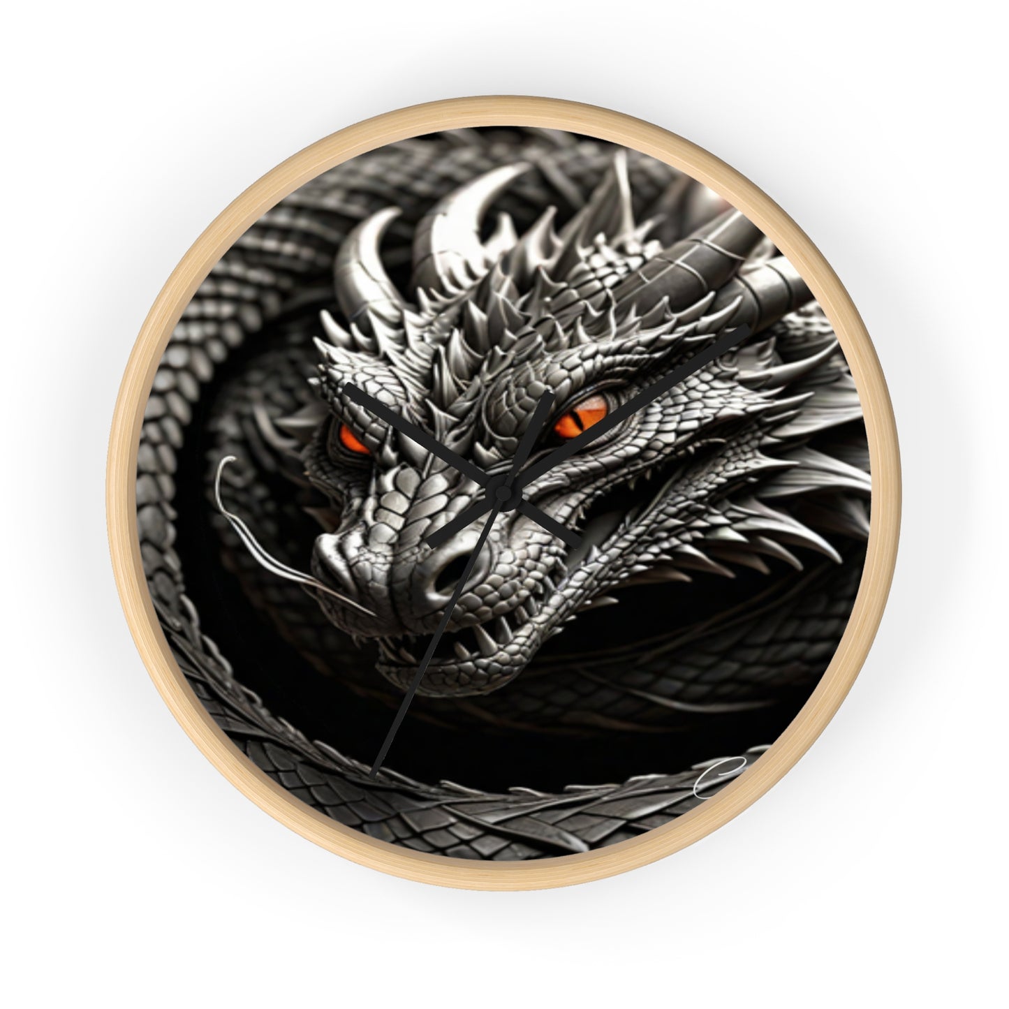 Majestic Dragon Wall Clock - Fantasy Home Decor, Unique Gift for Dragon Lovers, Gothic Clock, Medieval Wall Art, Fantasy Decor