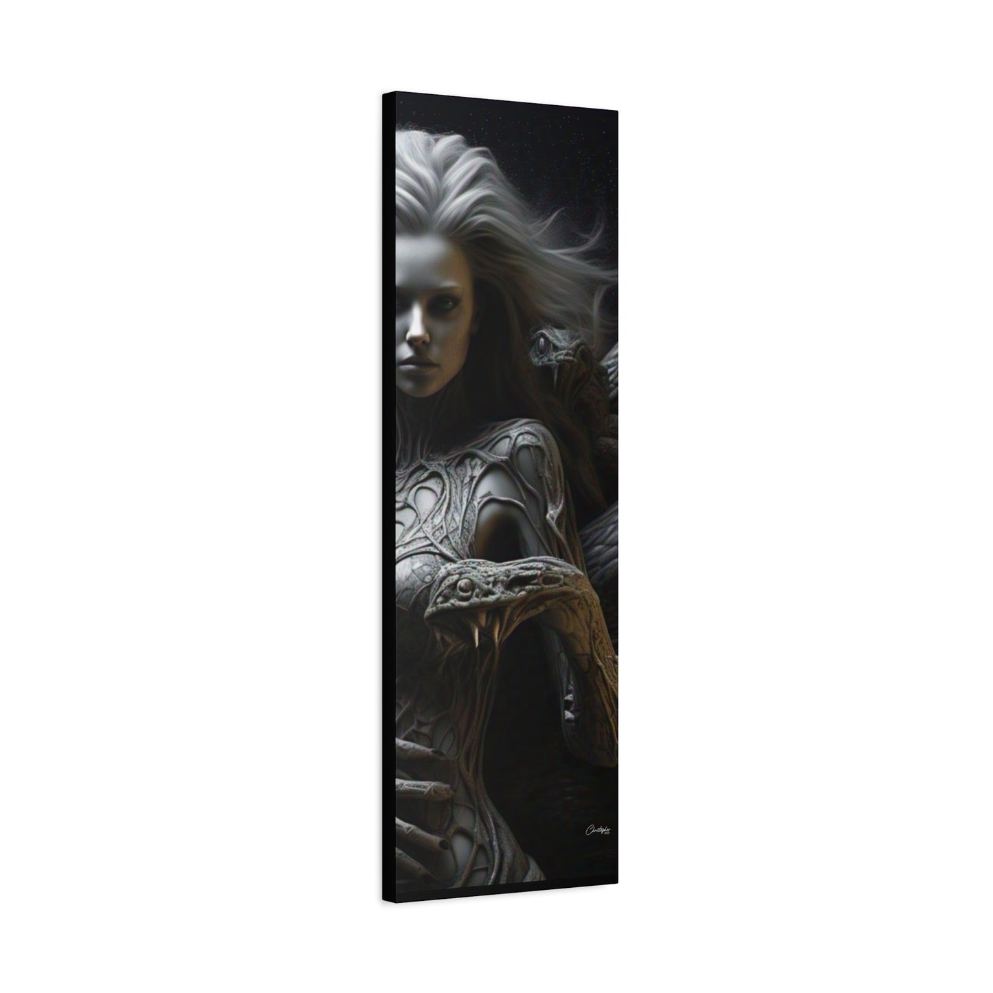 Serpent Goddess Matte Canvas Wall Art