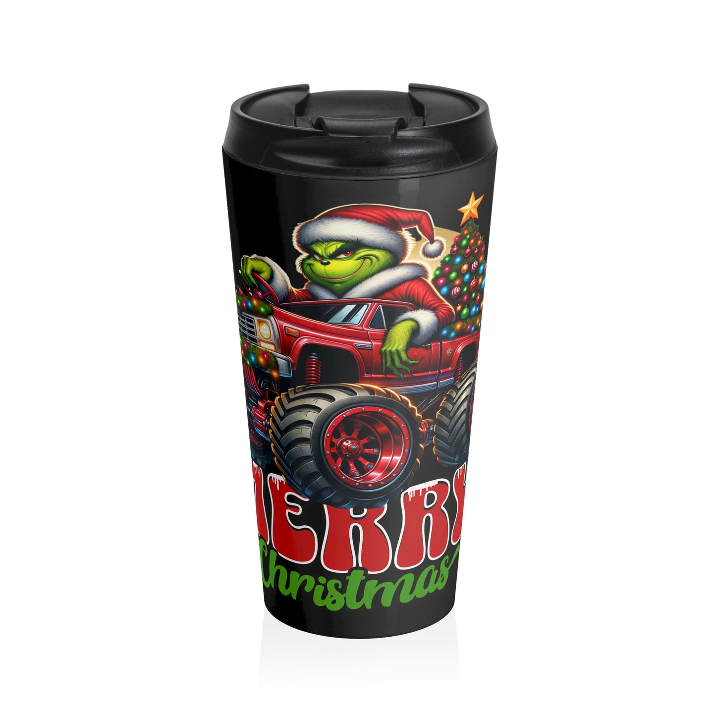 Merry Christmas Grinch Travel Mug