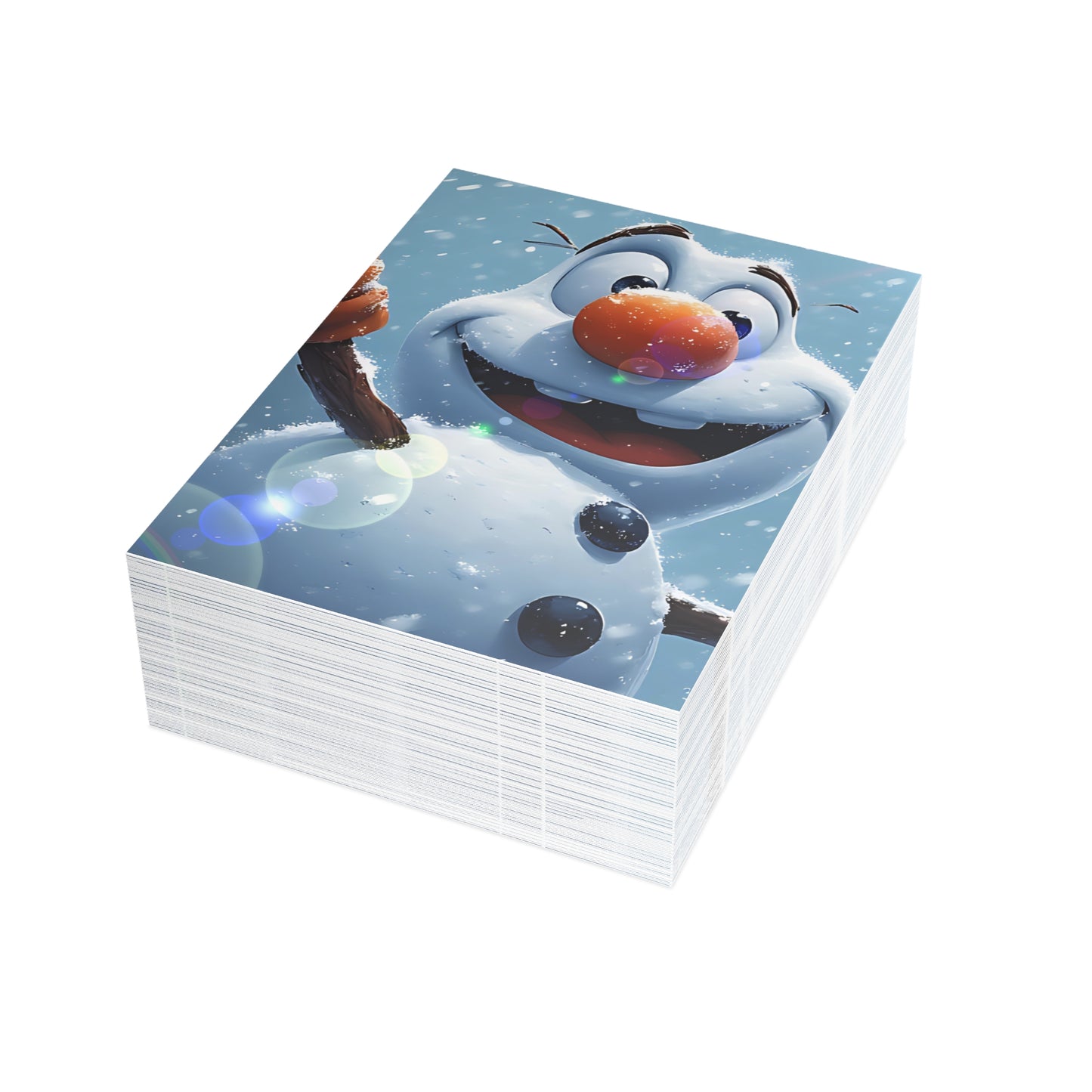 Dancing Snowman (Christmas Selfies) Postcard Bundles (envelopes included)