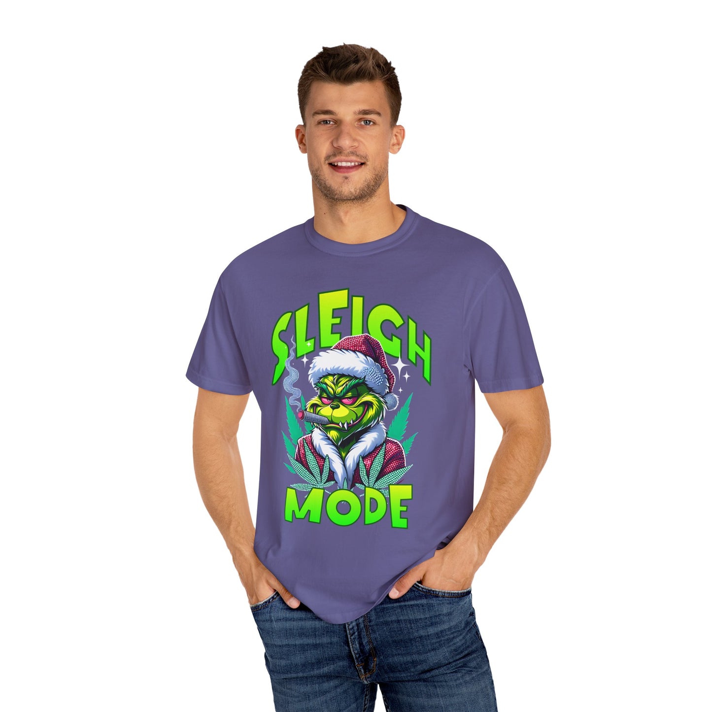 Sleigh Mode T-Shirt — Grinch Holiday Graphic Tee