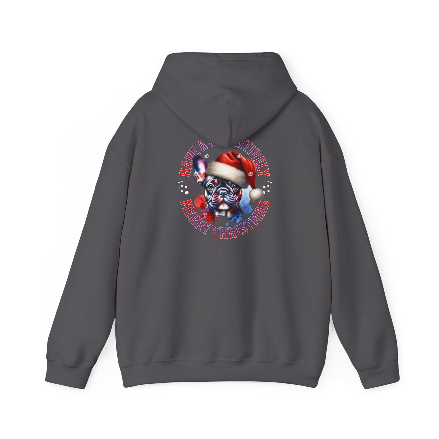 Christmas Pack Boston Terrier Hoodie — 'Have A Pawsitively Merry Christmas' Festive Dog Sweatshirt