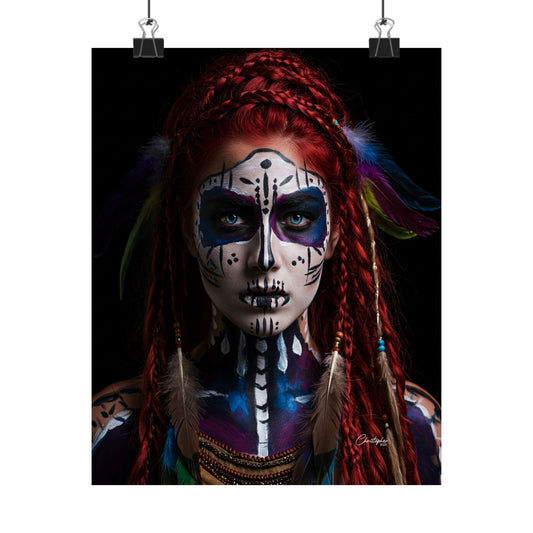 Bohemian Wall Art Print, Tribal Vertical Poster