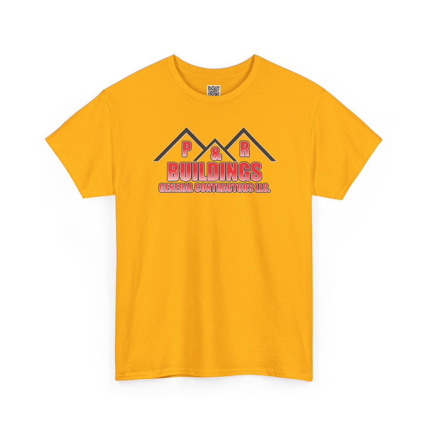 P&R BUILDINGS Logo T-Shirt — Contractor Work Tee