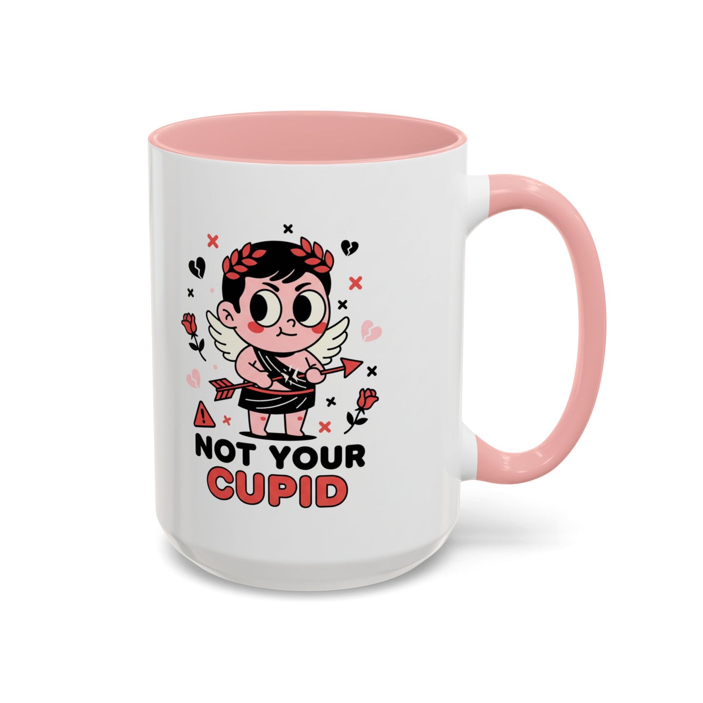 Cheeky Anti-Valentine Accent Coffee Mug — 11/15oz