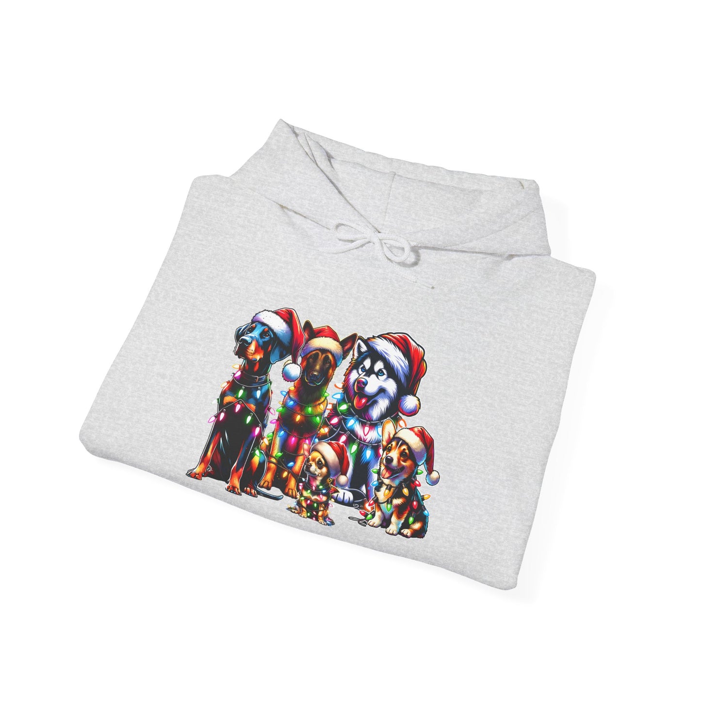 Christmas Pack Puppy Hoodie — Festive Santa Puppies 'Have A Pawsitively Merry Christmas' Holiday Sweatshirt