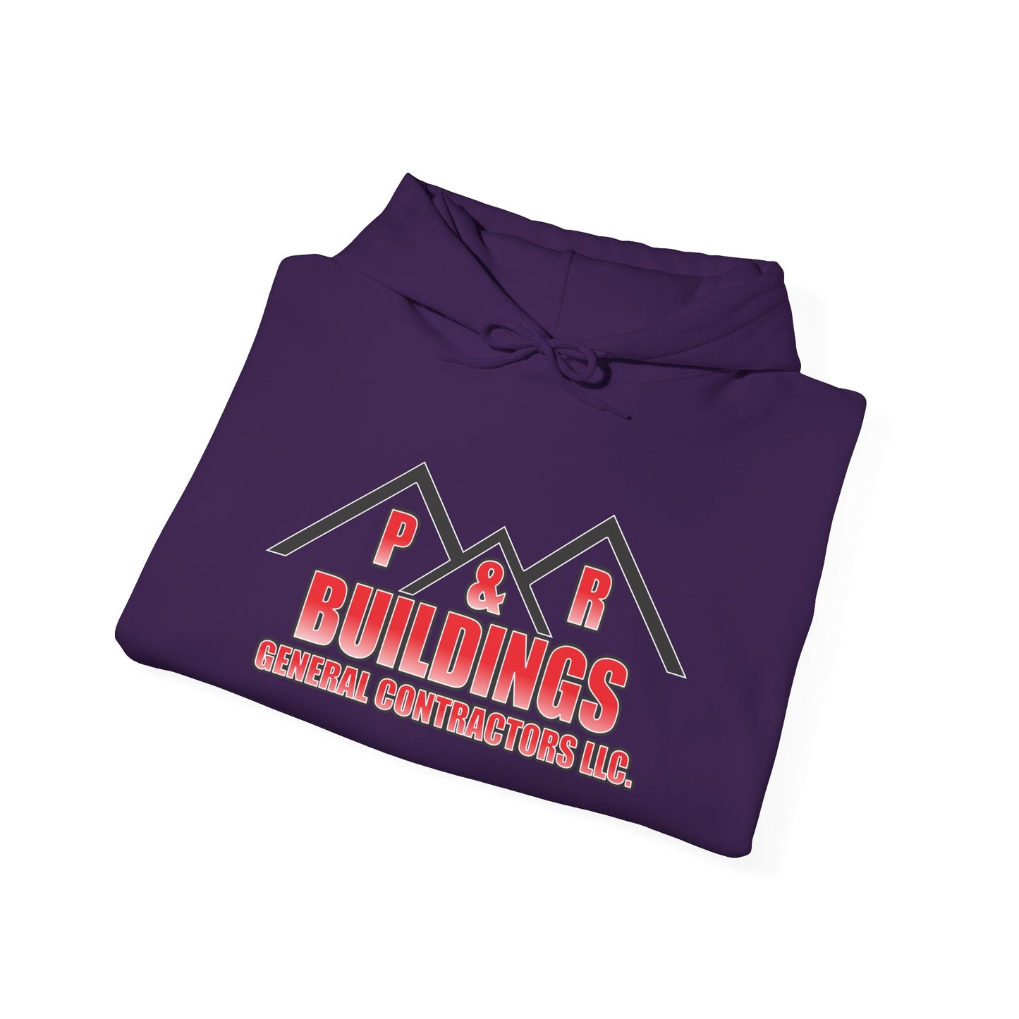 P&R Buildings Logo Hoodie — Custom Contractor License & Phone Number