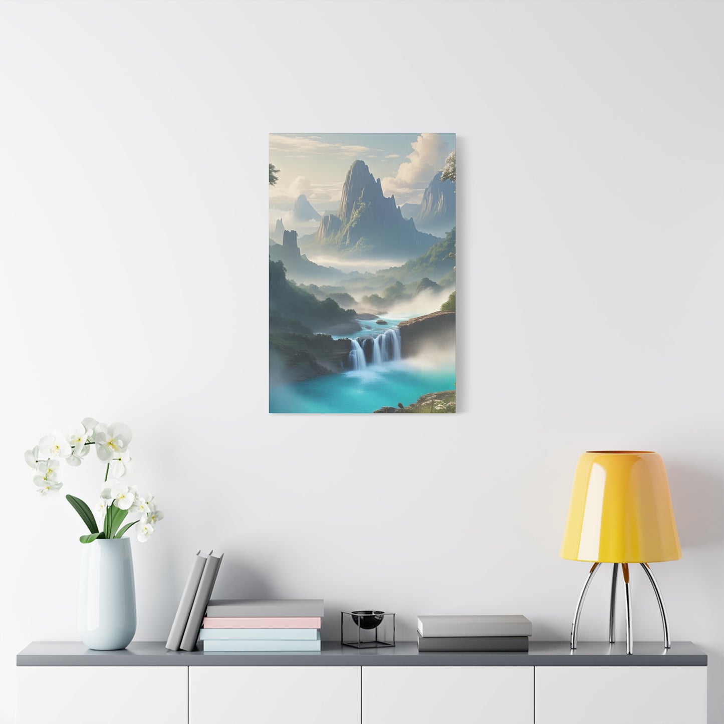 Scenic Landscape Canvas Print, Wall Art Decor, Home Decoration, Nature Wall Art, Gift for Nature Lovers, Tranquil Art for Living Room