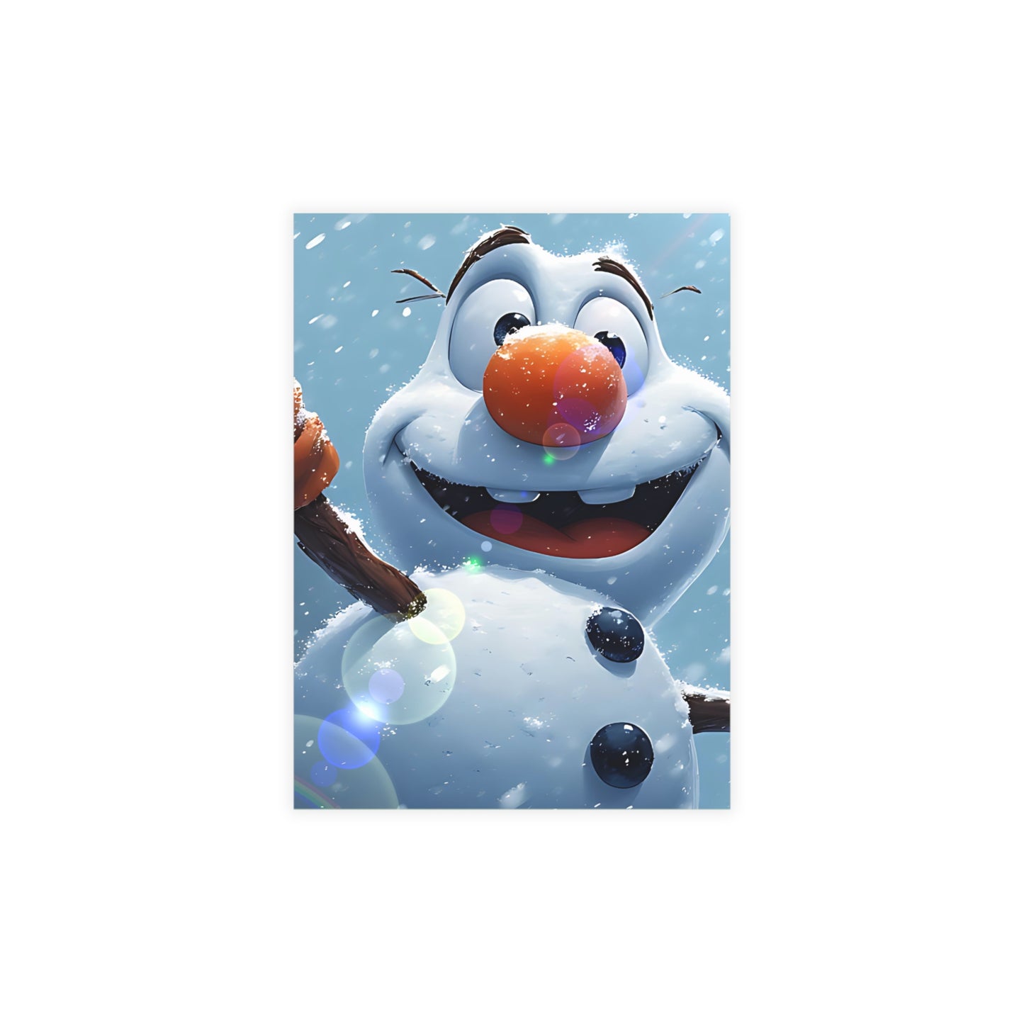 Dancing Snowman (Christmas Selfies) Postcard Bundles (envelopes included)